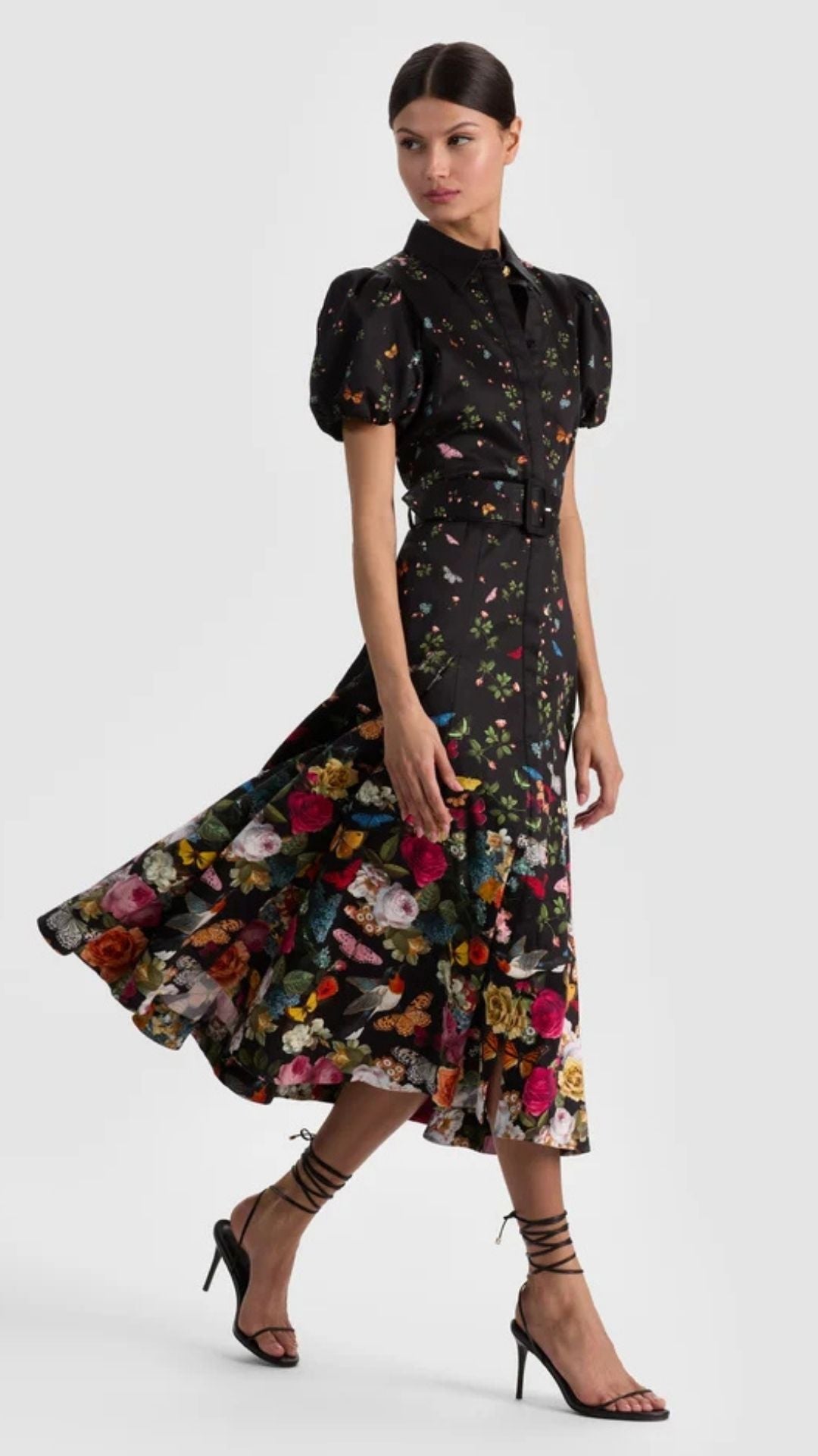 Henrietta Belted Midi Dress