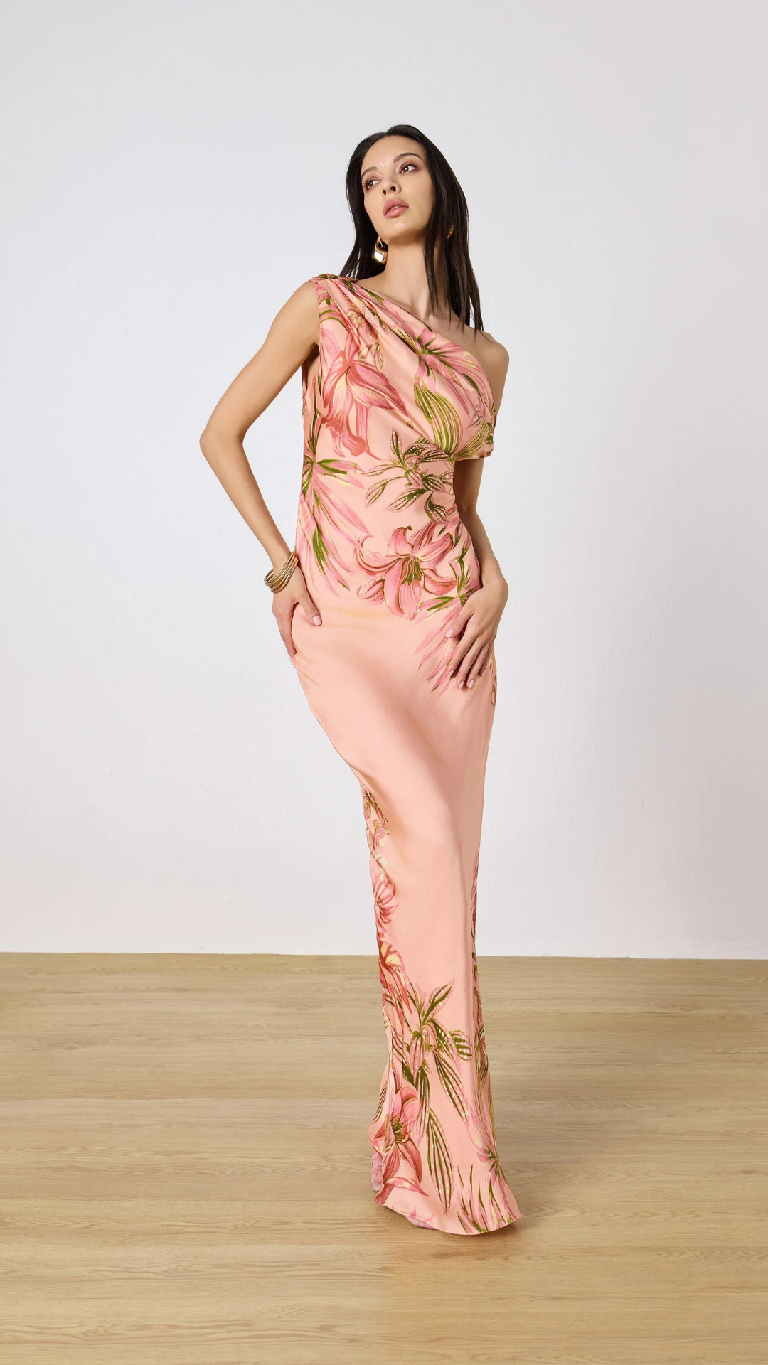 Cain One Shoulder Dress