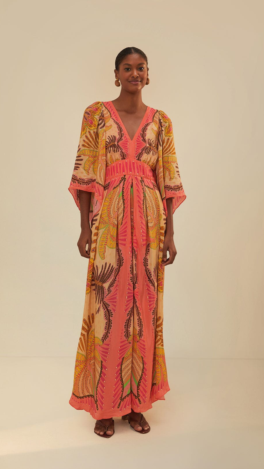 Palms Scarf Dress - Farm Rio