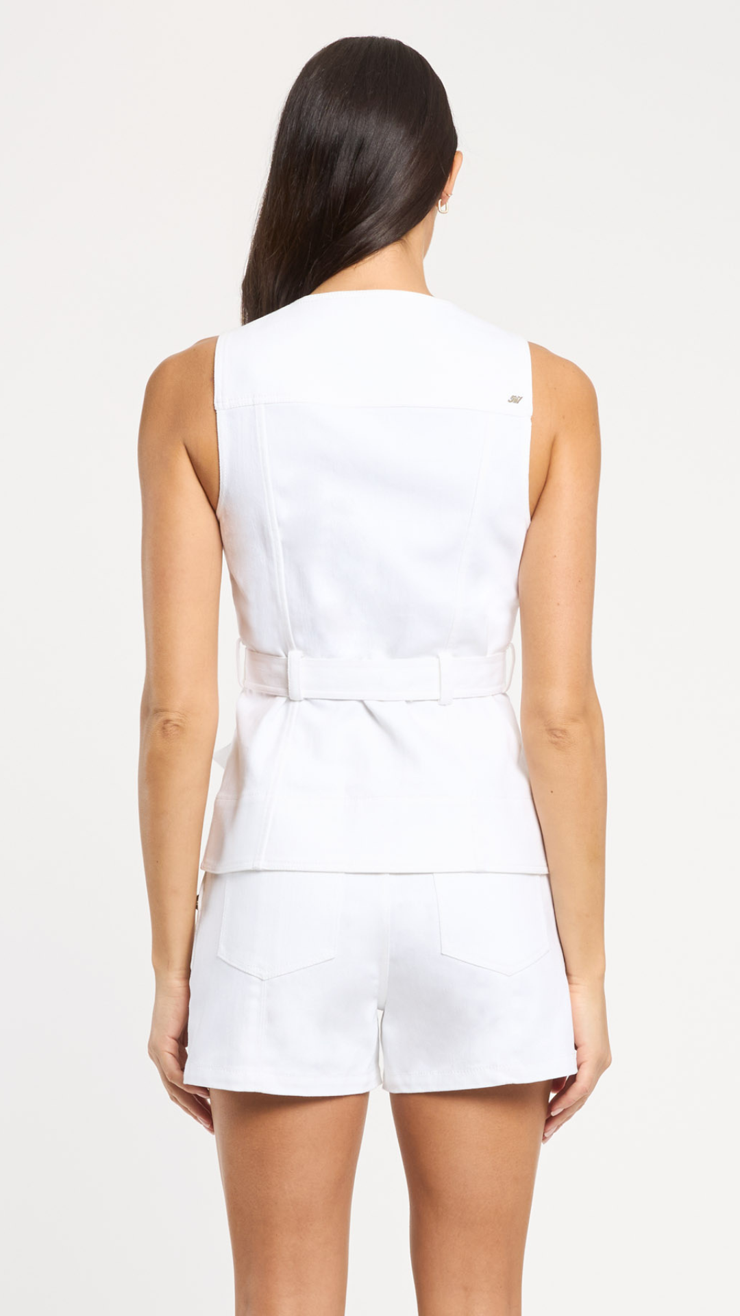 White Denim Desi Short