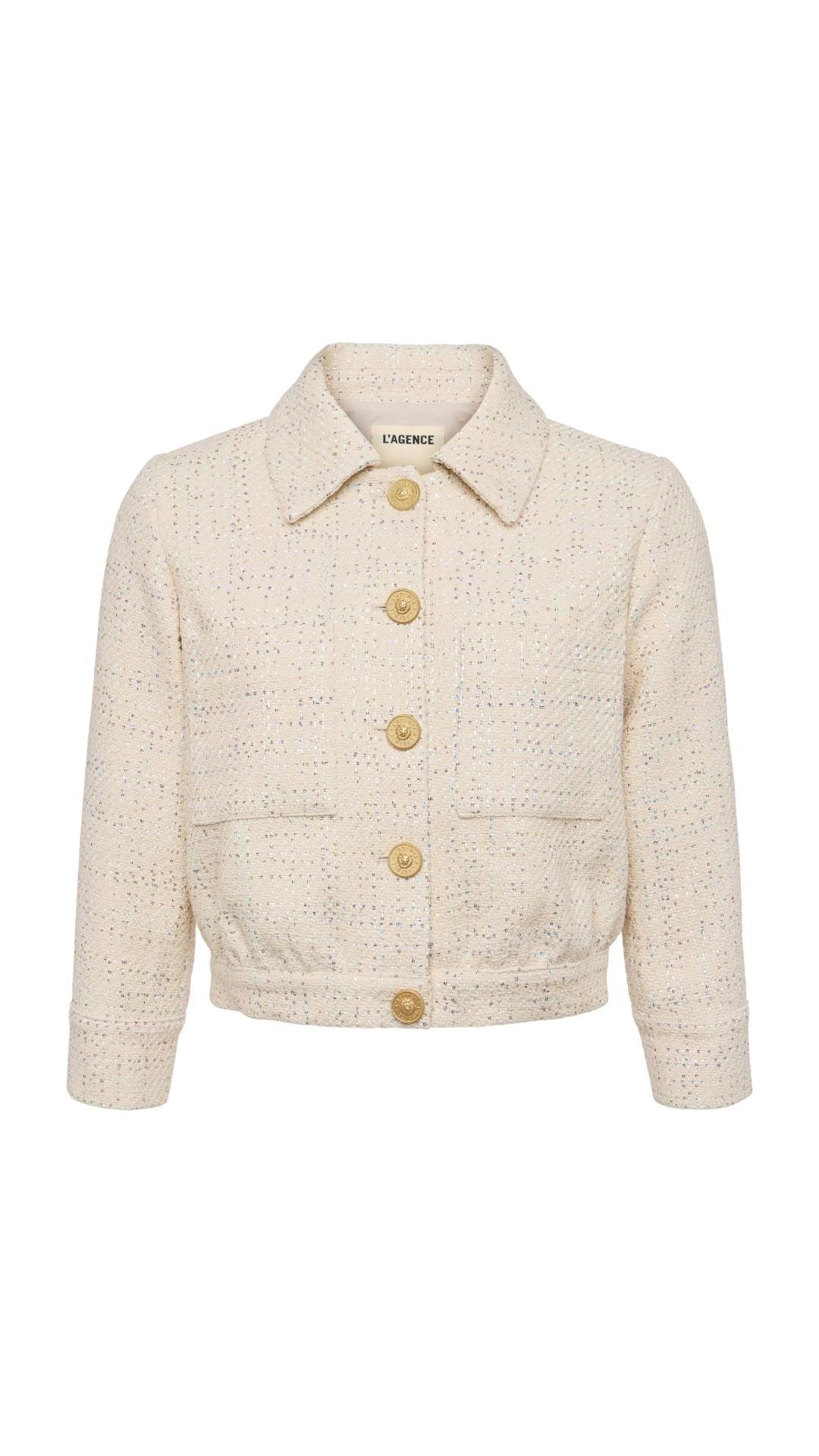 Jia Sequined Tweed Jacket - L'Agence
