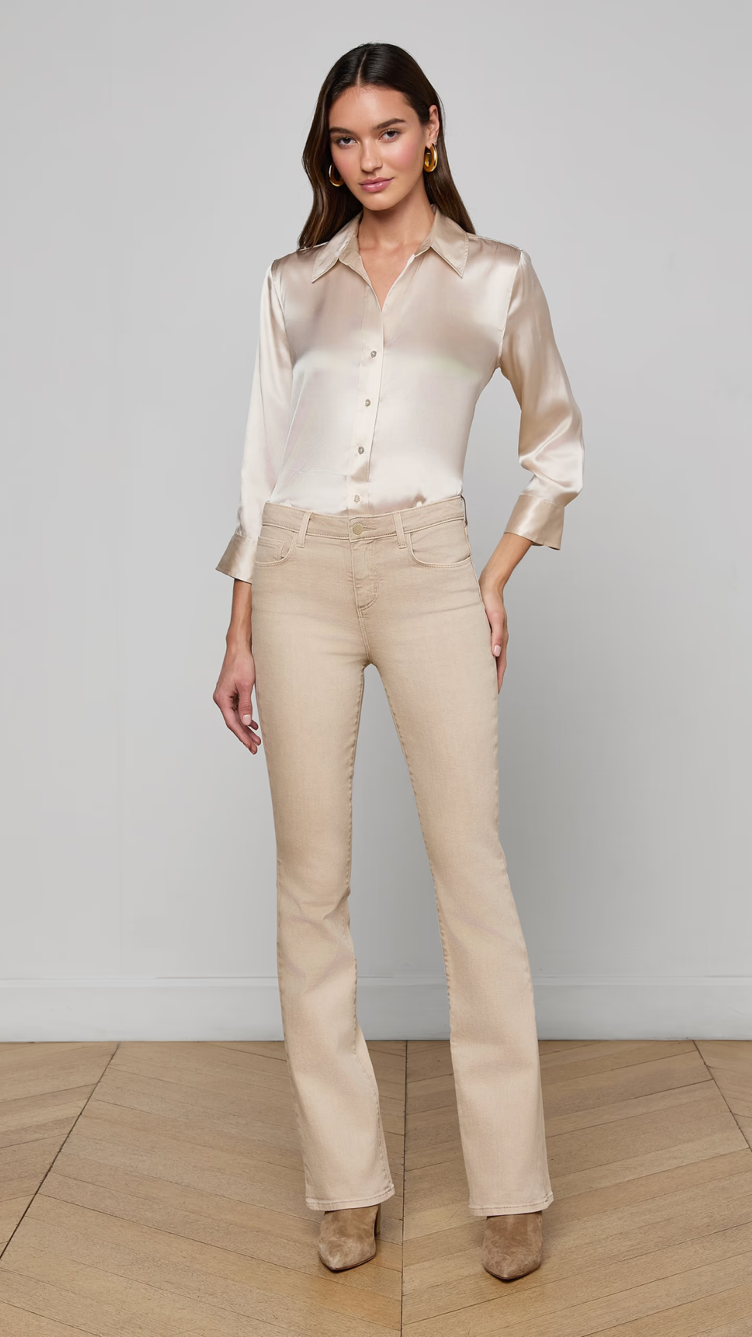 Selma Bootcut Jean Biscuit - L'Agence