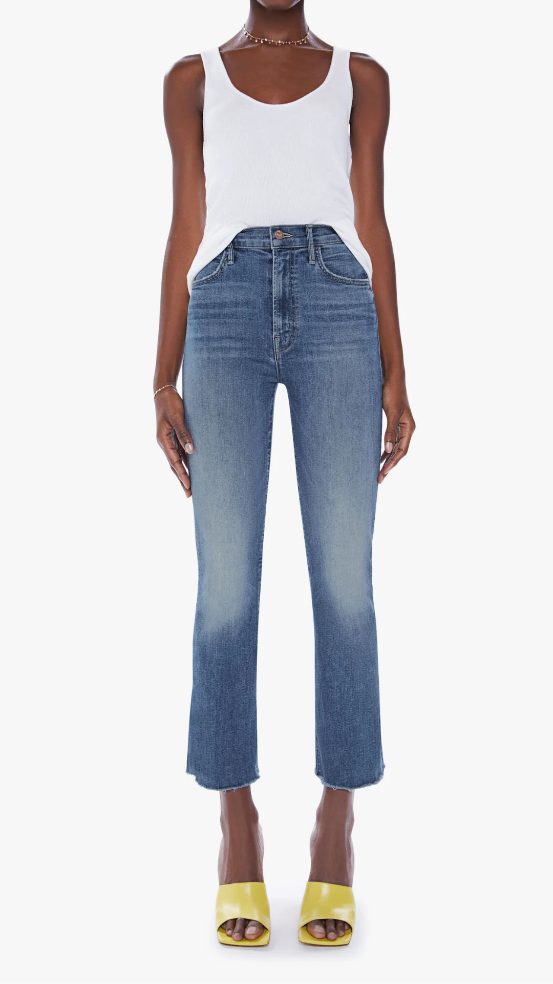 Hustler Ankle Fray - Mother Denim