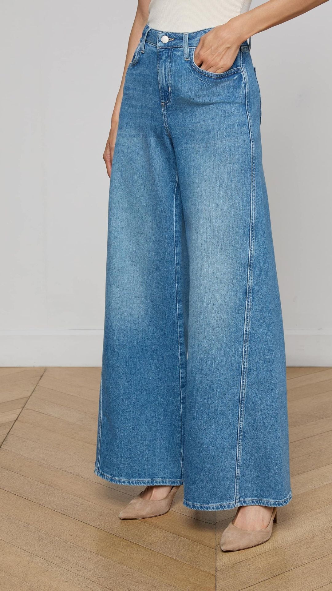 Beau Wide Leg Jean - L'Agence