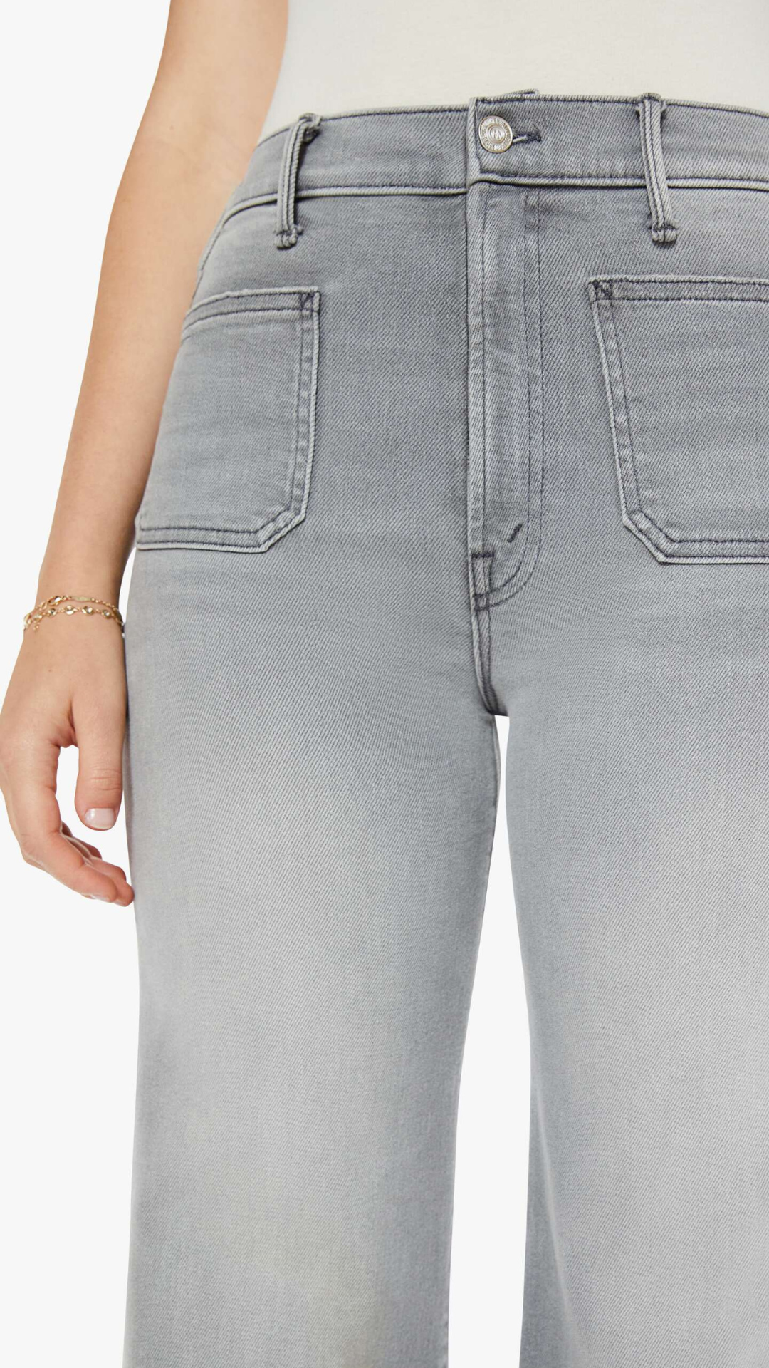 Hustler Roller Patch Sneak - Mother Denim