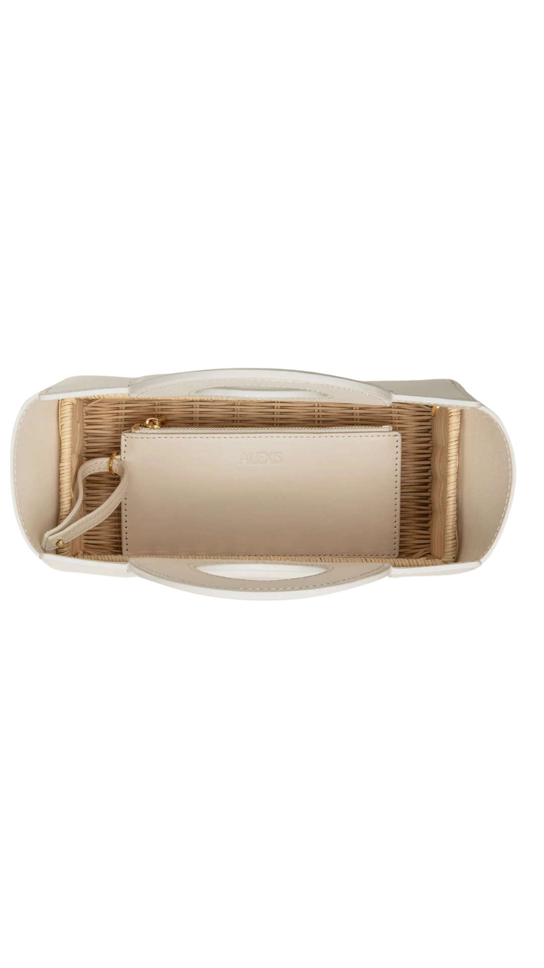 Penelope Petite Rattan Bag - Alexis