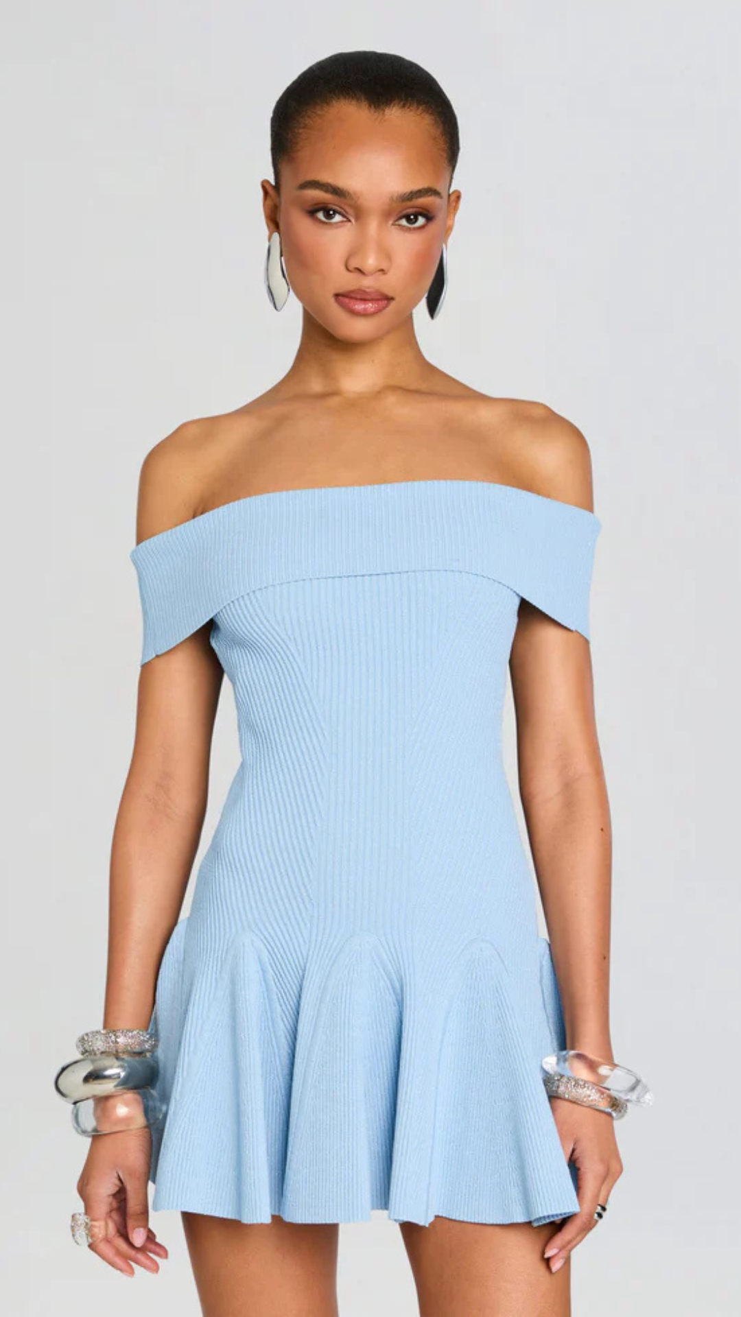 Erica Dress Blue - Retrofete