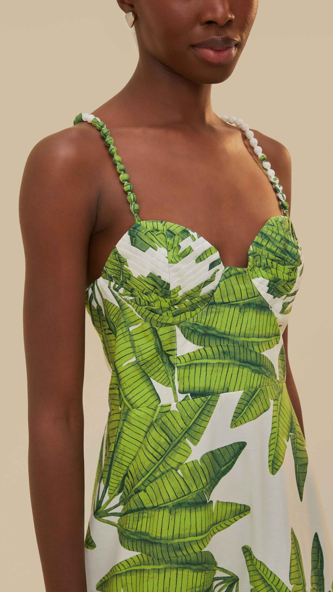Palm Fan Midi Dress - Farm Rio