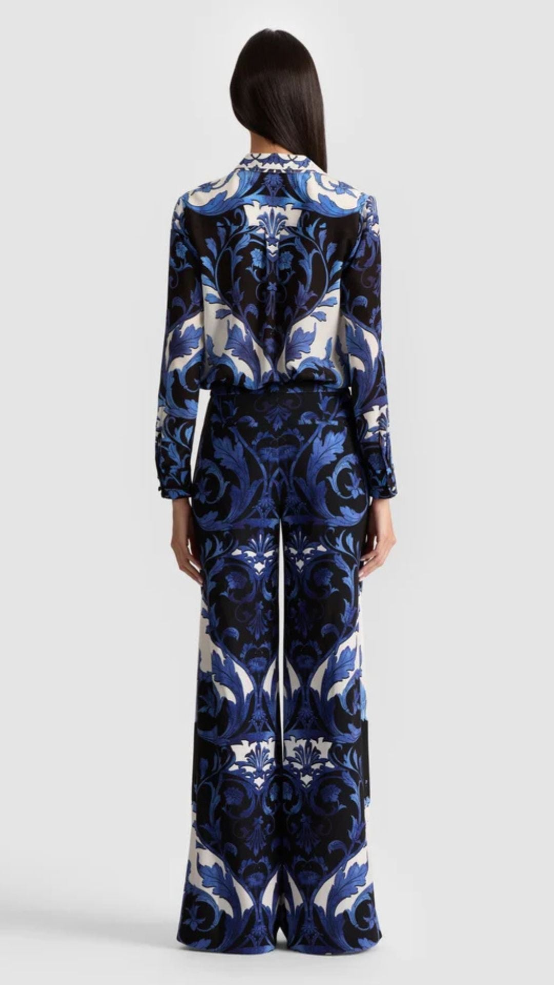 Willa Silk Blouse Regal - Alice and Olivia