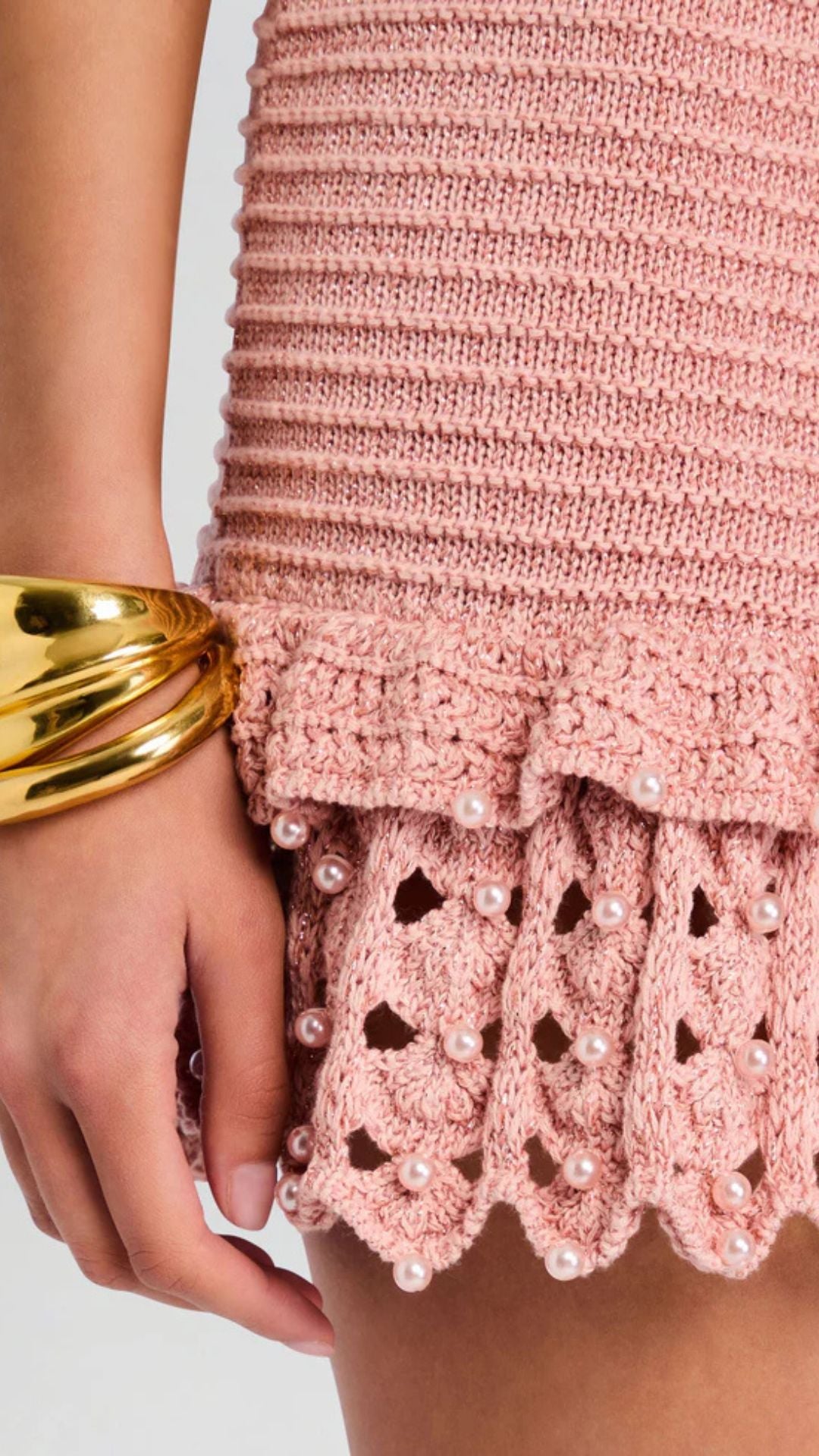 Vali Crochet Pearl Embellished - Retrofete