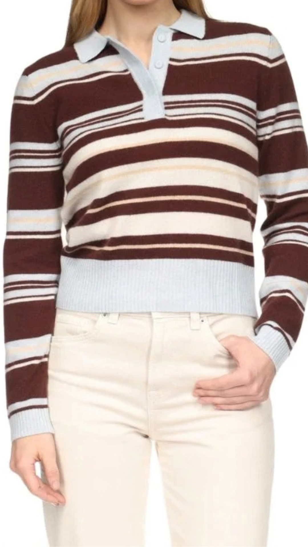 Slim Fit Stripey Polo