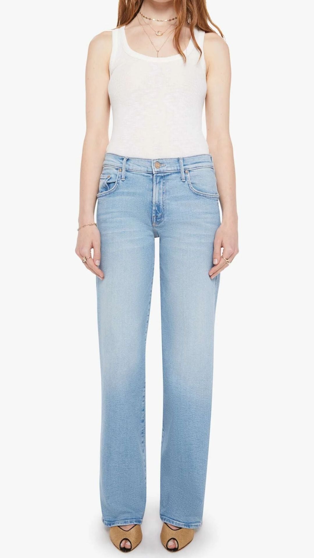The Mid Rise Maven Sneak - Mother Denim
