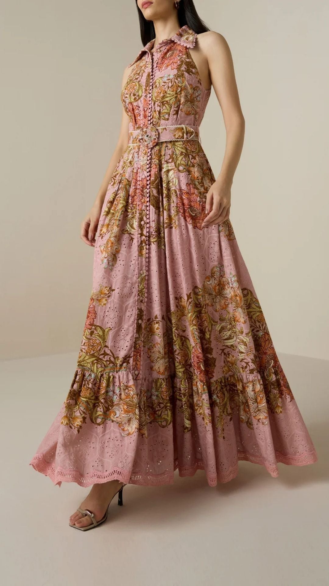 Sula Buckle Maxi Dress