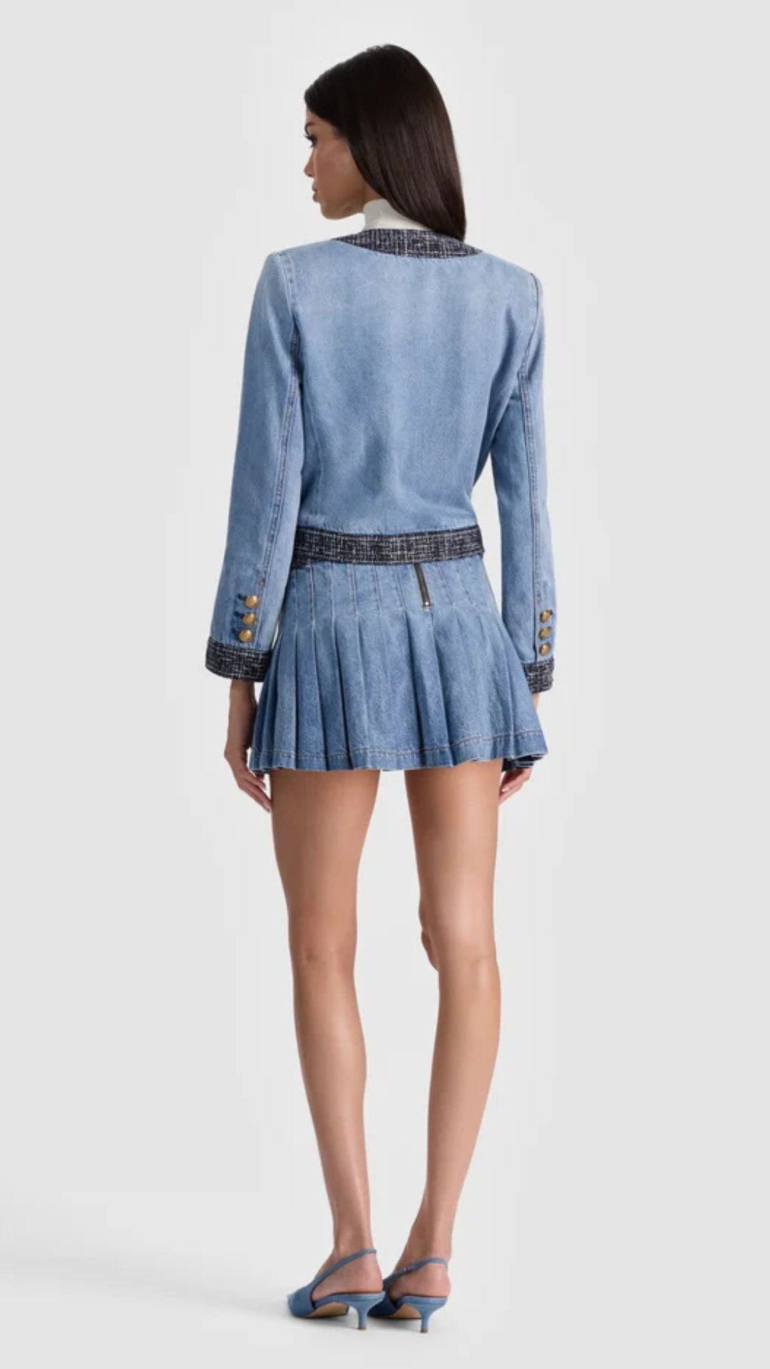Landon Cropped Denim Jacket