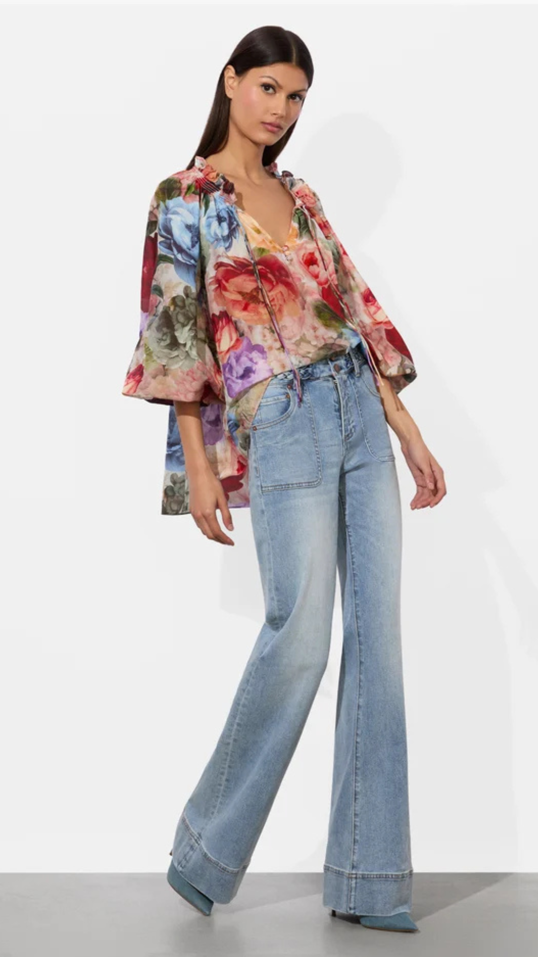 Norah Peasant Blouse - Alice and Olivia