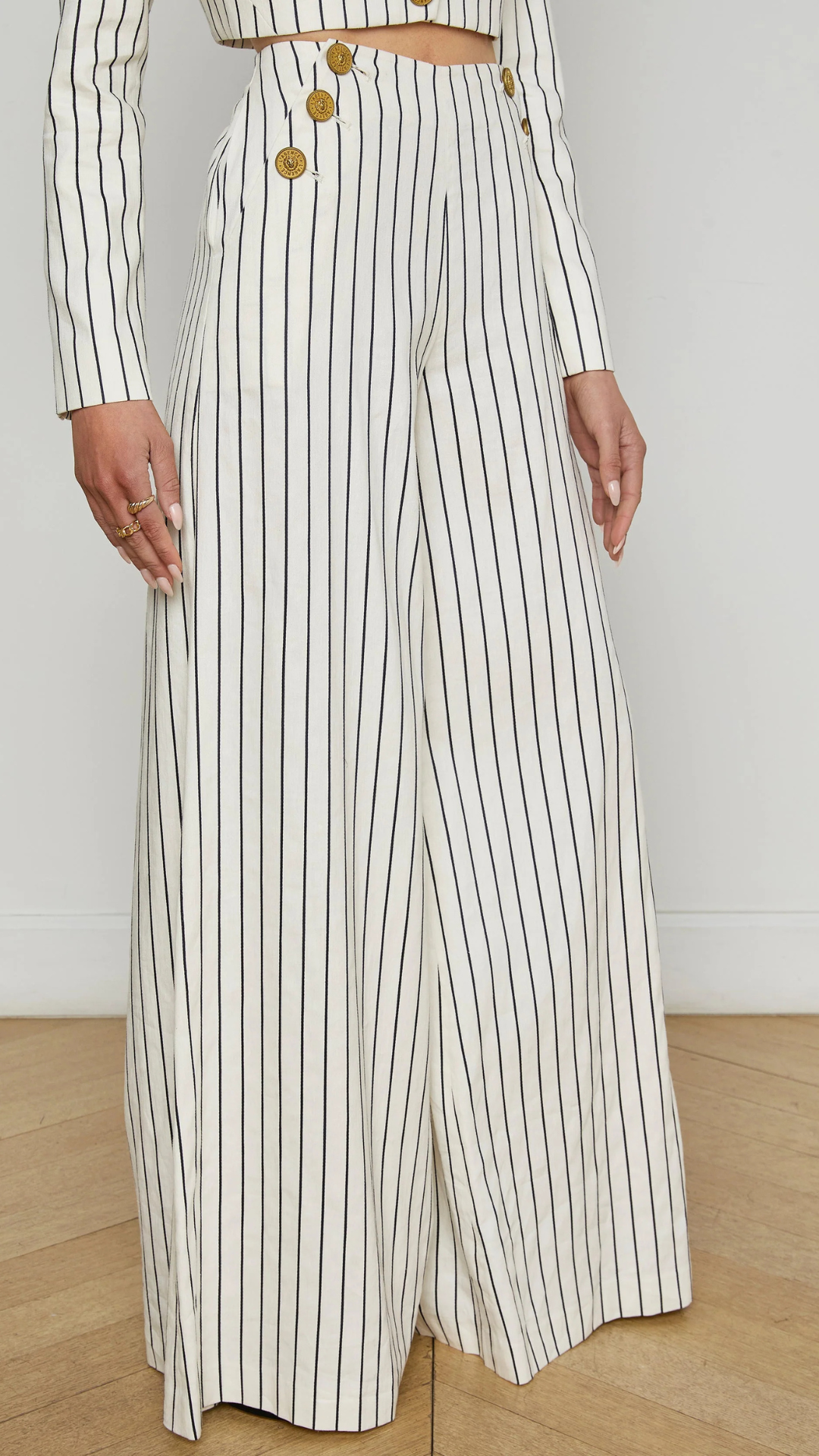Kingston Striped Wide Leg Pant