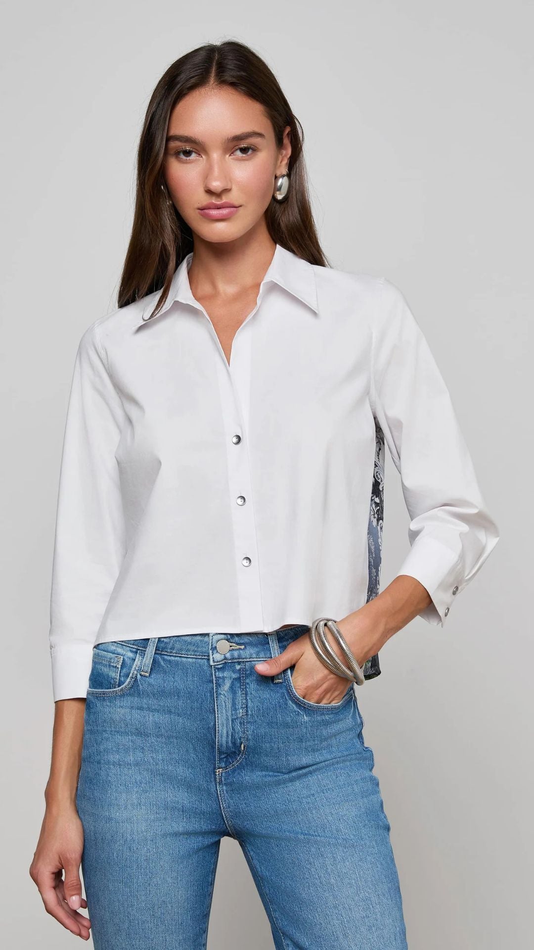 Fawn Panther Print Shirt - L'Agence