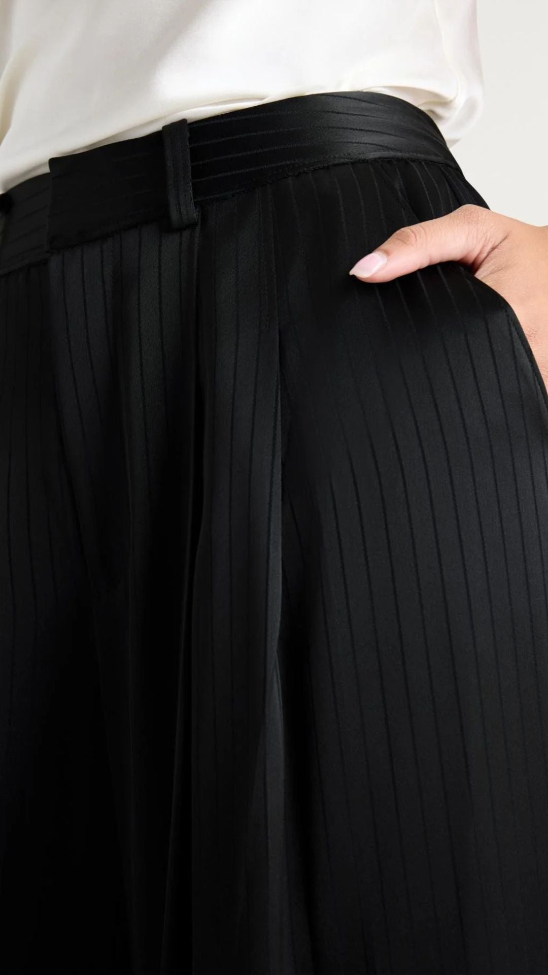 Georgia Satin Stripe Marne Pant