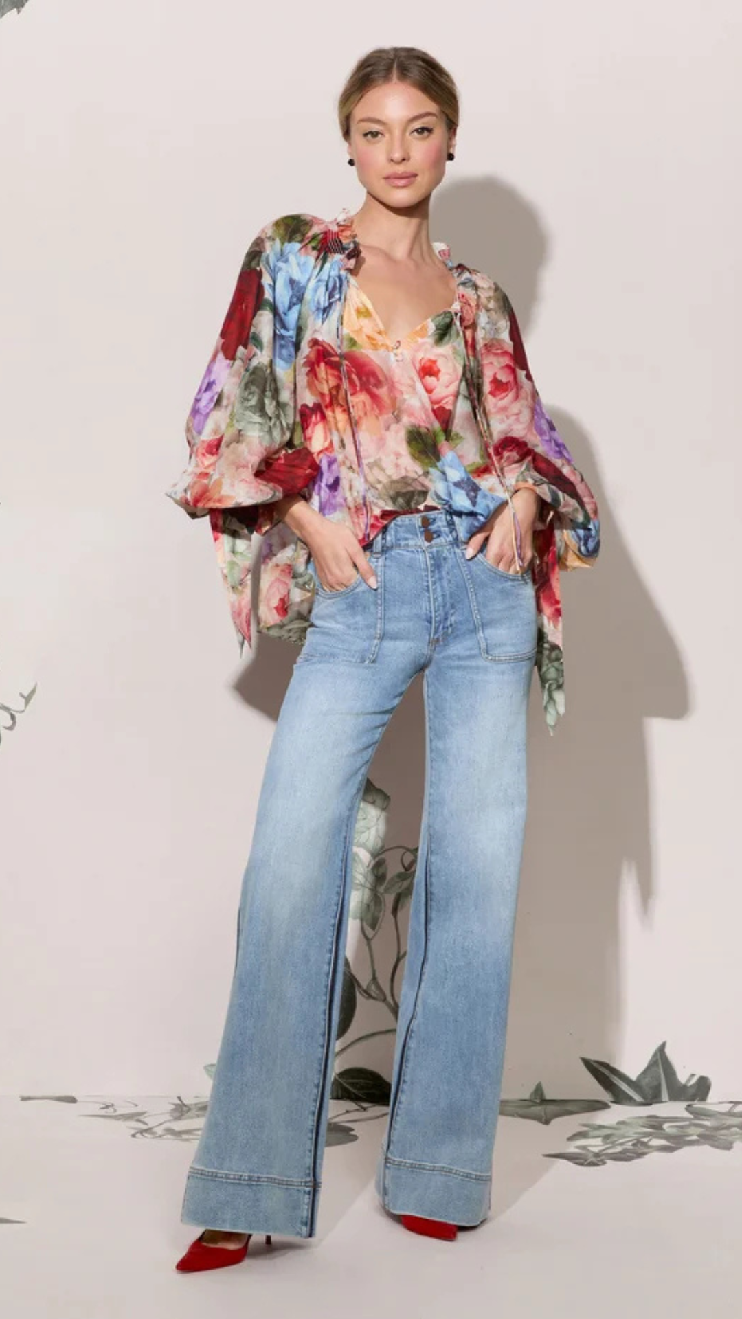 Norah Peasant Blouse - Alice and Olivia