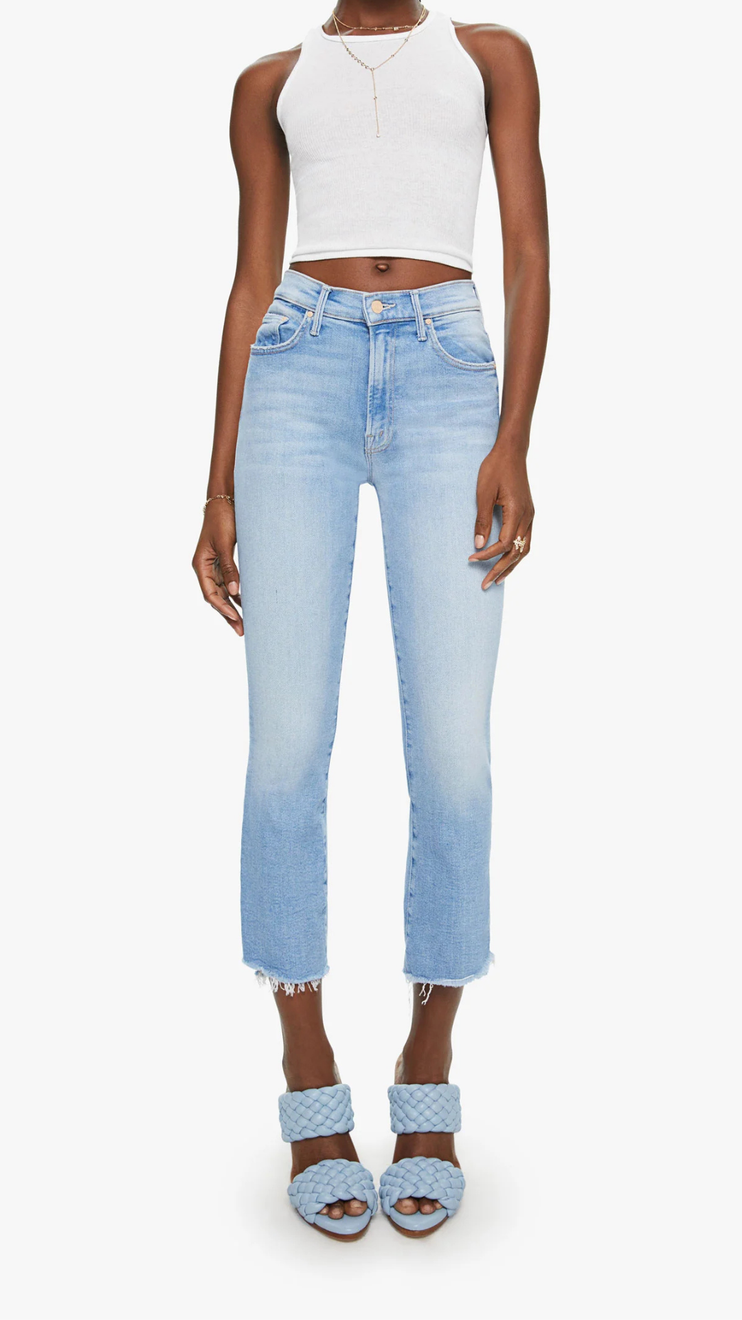 Insider Crop Fray - Mother Denim