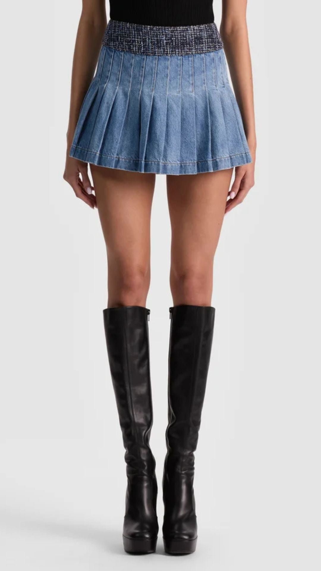 Mera Denim Mini Skirt