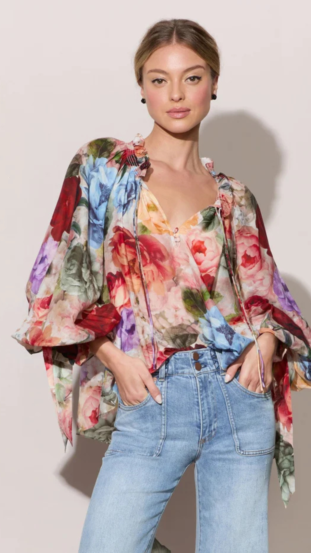 Norah Peasant Blouse - Alice and Olivia