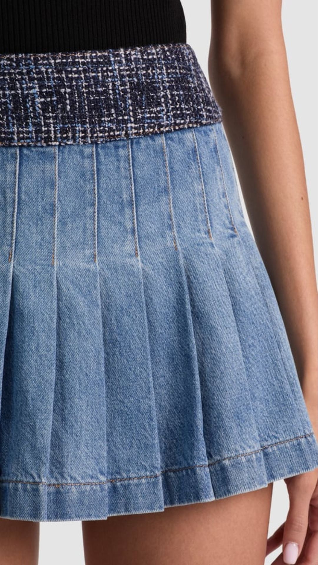 Mera Denim Mini Skirt