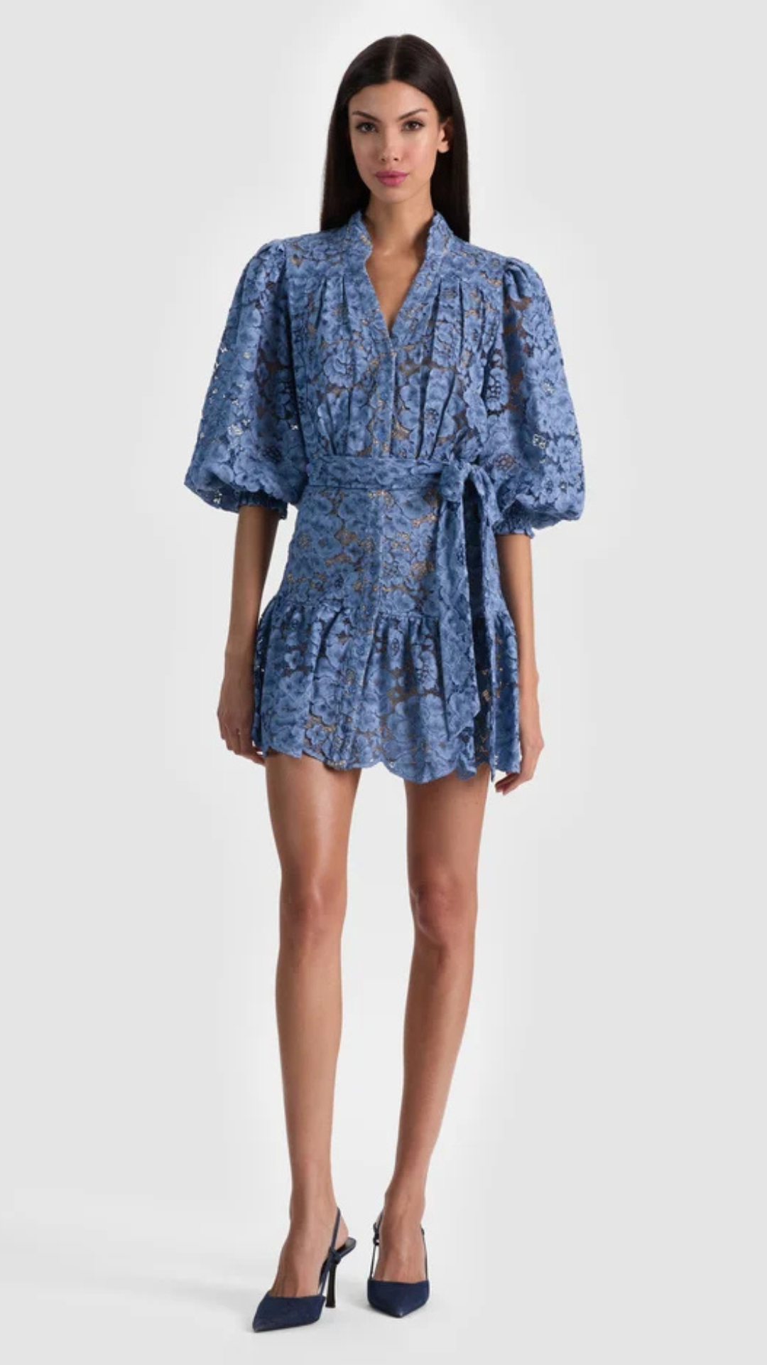 Cora Mini Shirt Dress Indigo