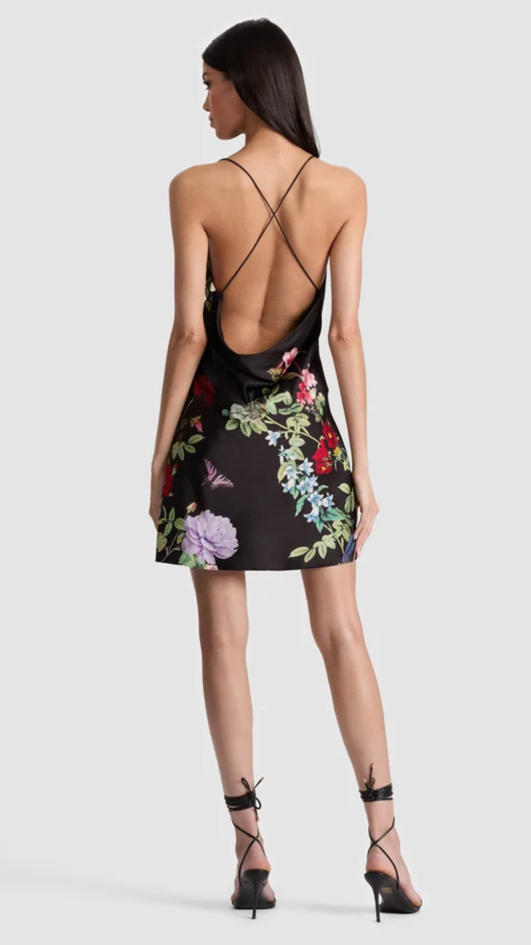 Harmony Cowl Back Slip Dress - Alice and Olivia
