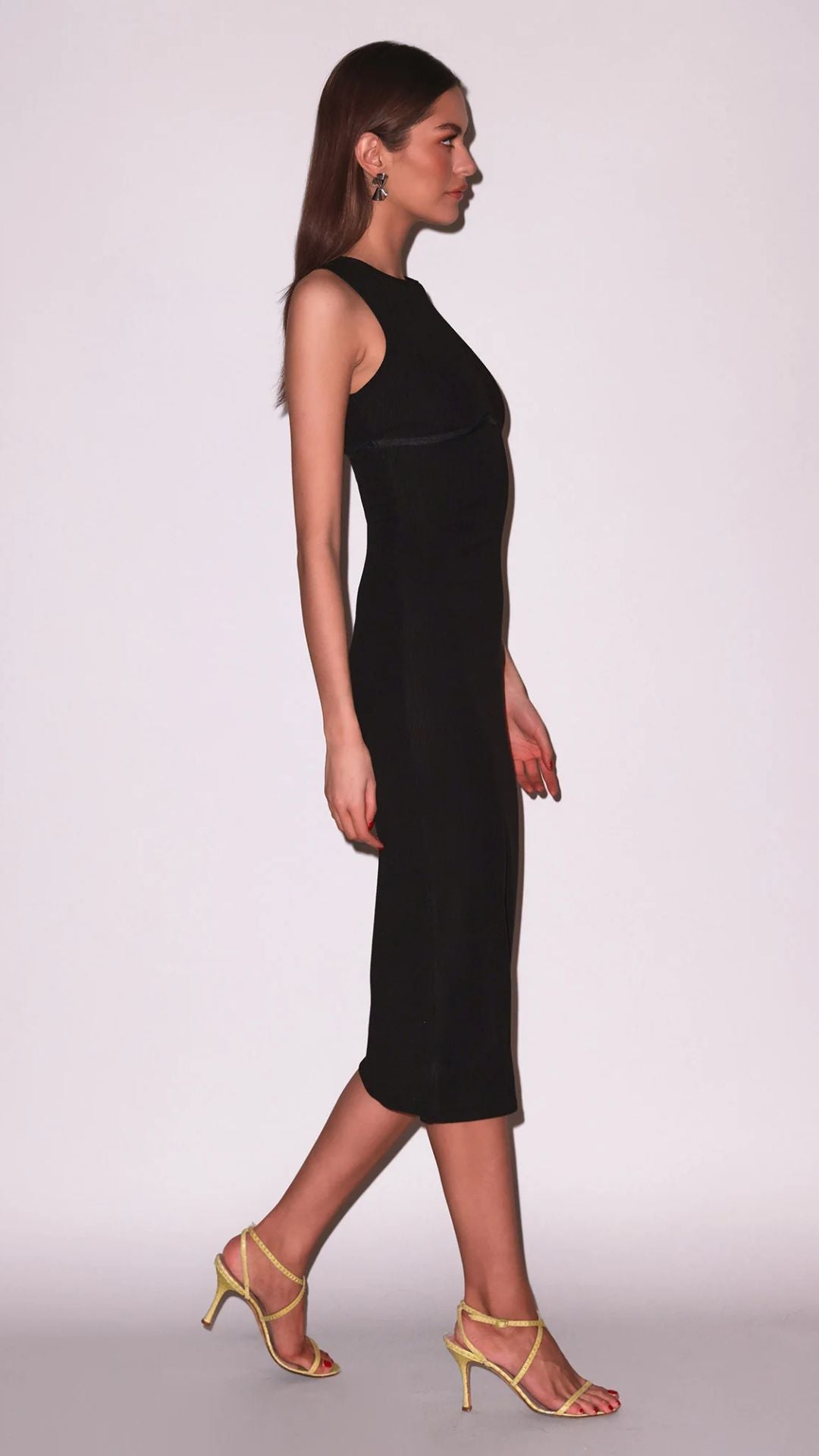 Hourglass Rib Midi Dress - Fleur Du Mal