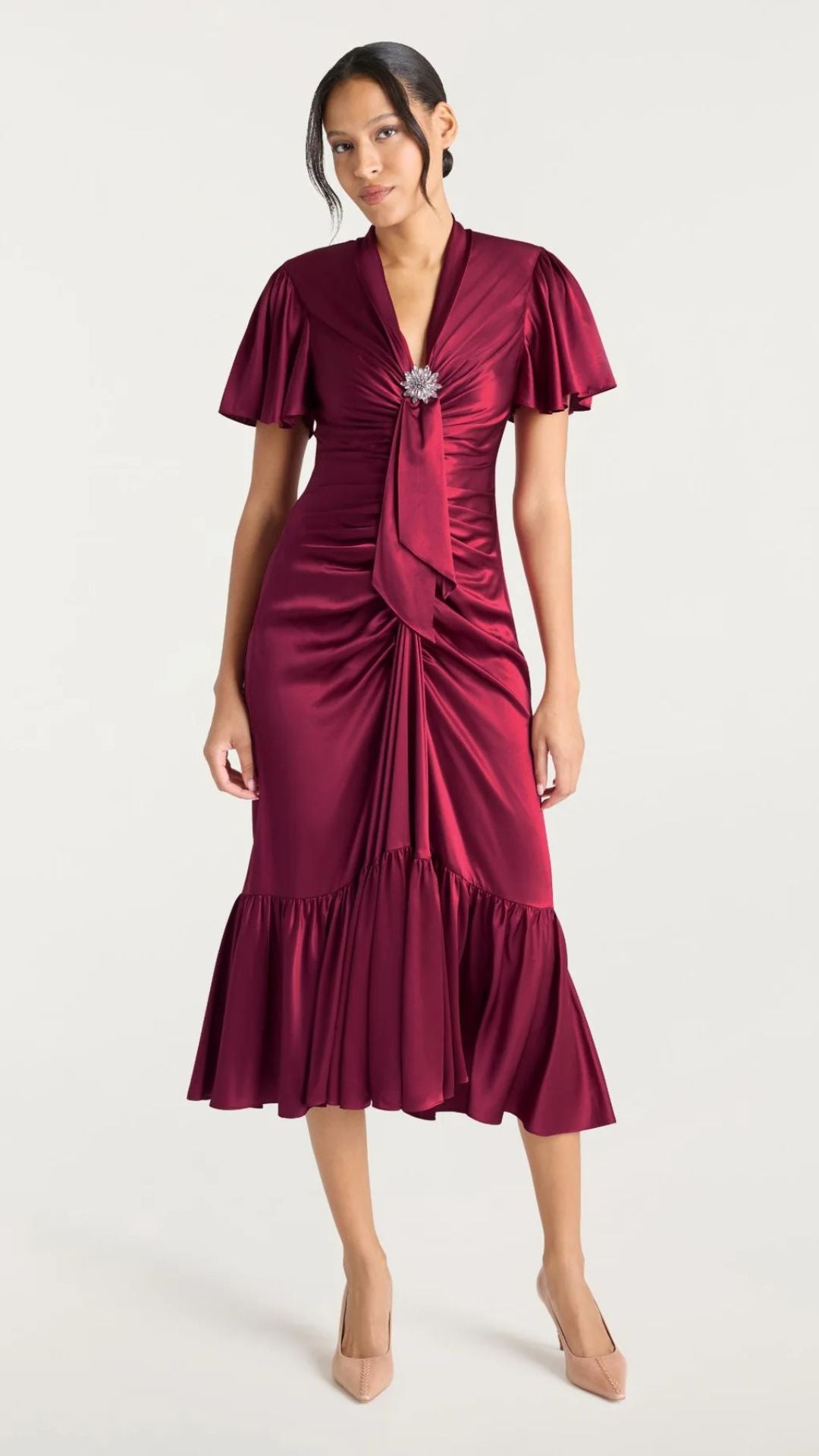 Brooch Peeta Dress