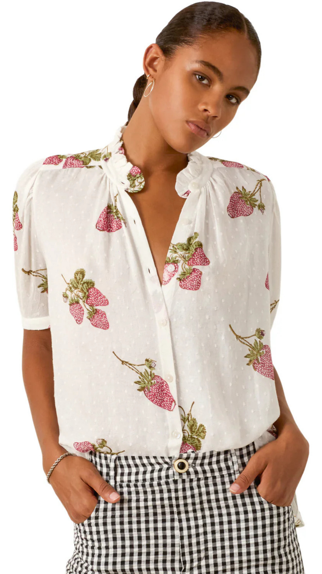 Winnie Strawberry Dot Shirt