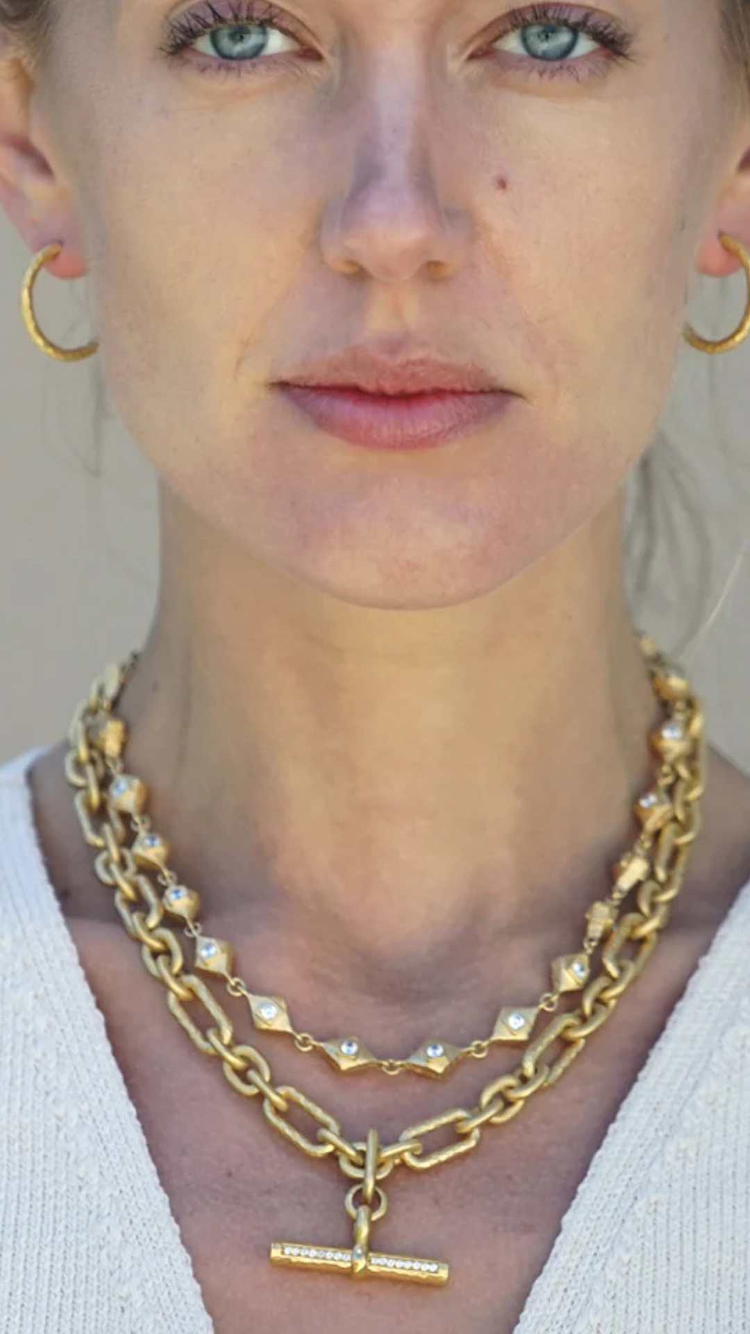 Gold Byron Toggle Necklace