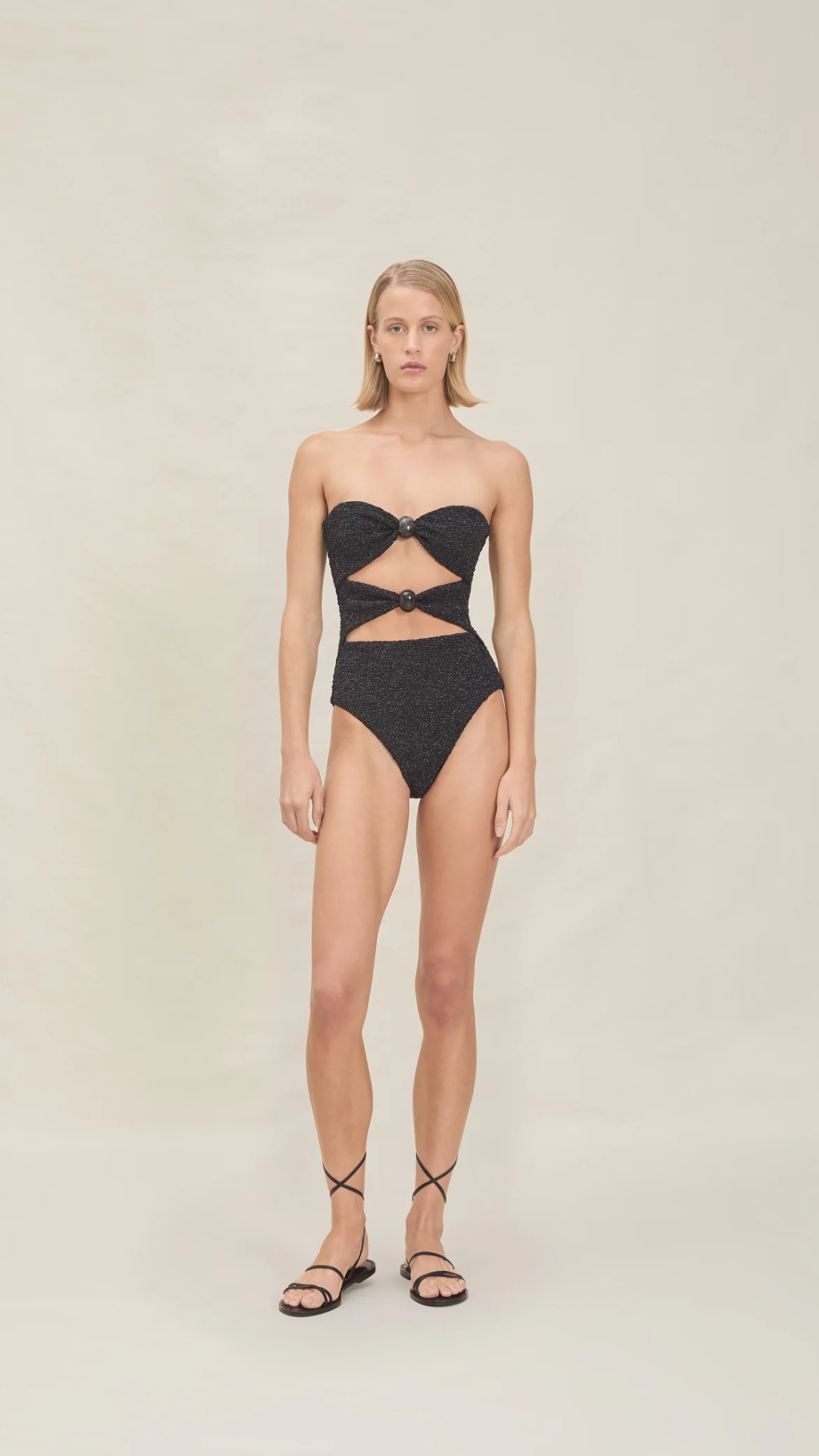 Misha Full Piece Raven- Devon Windsor