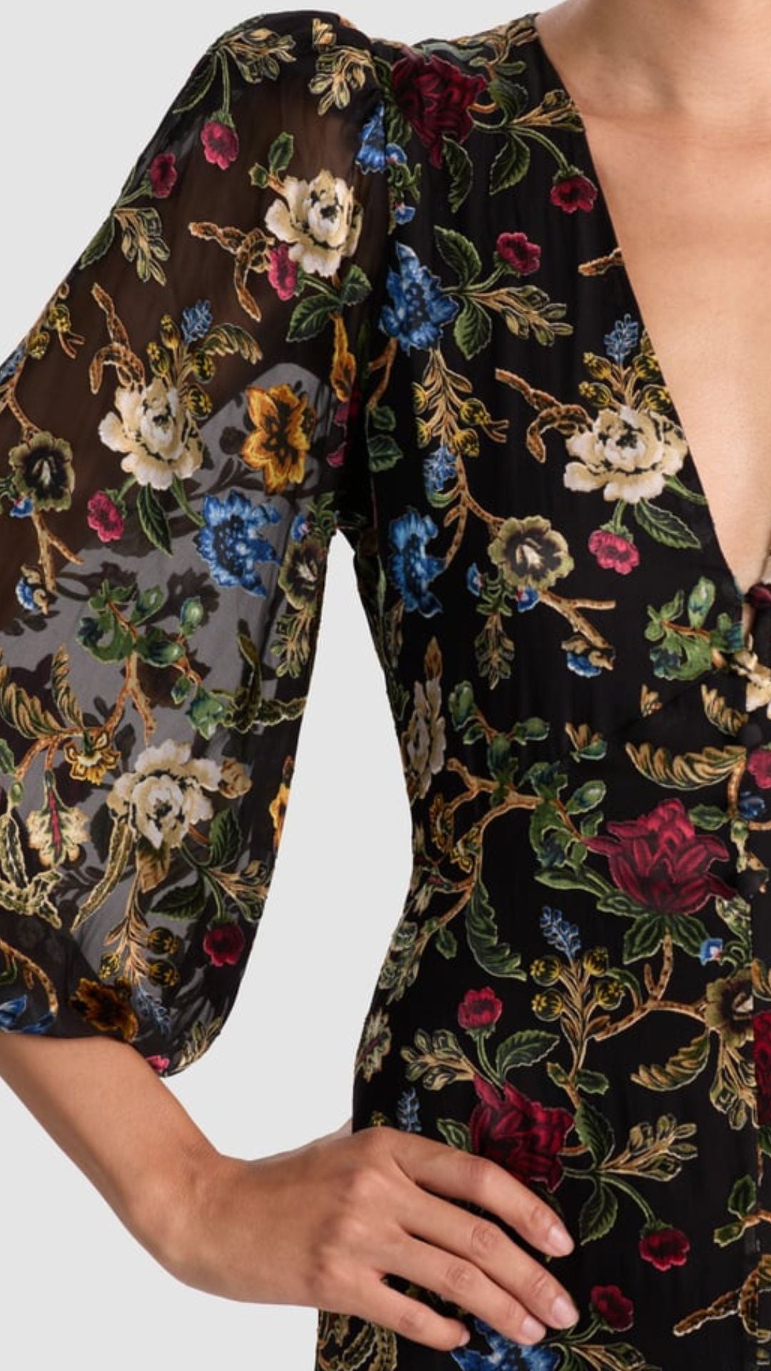 Mona Midi Dress - Alice and Olivia