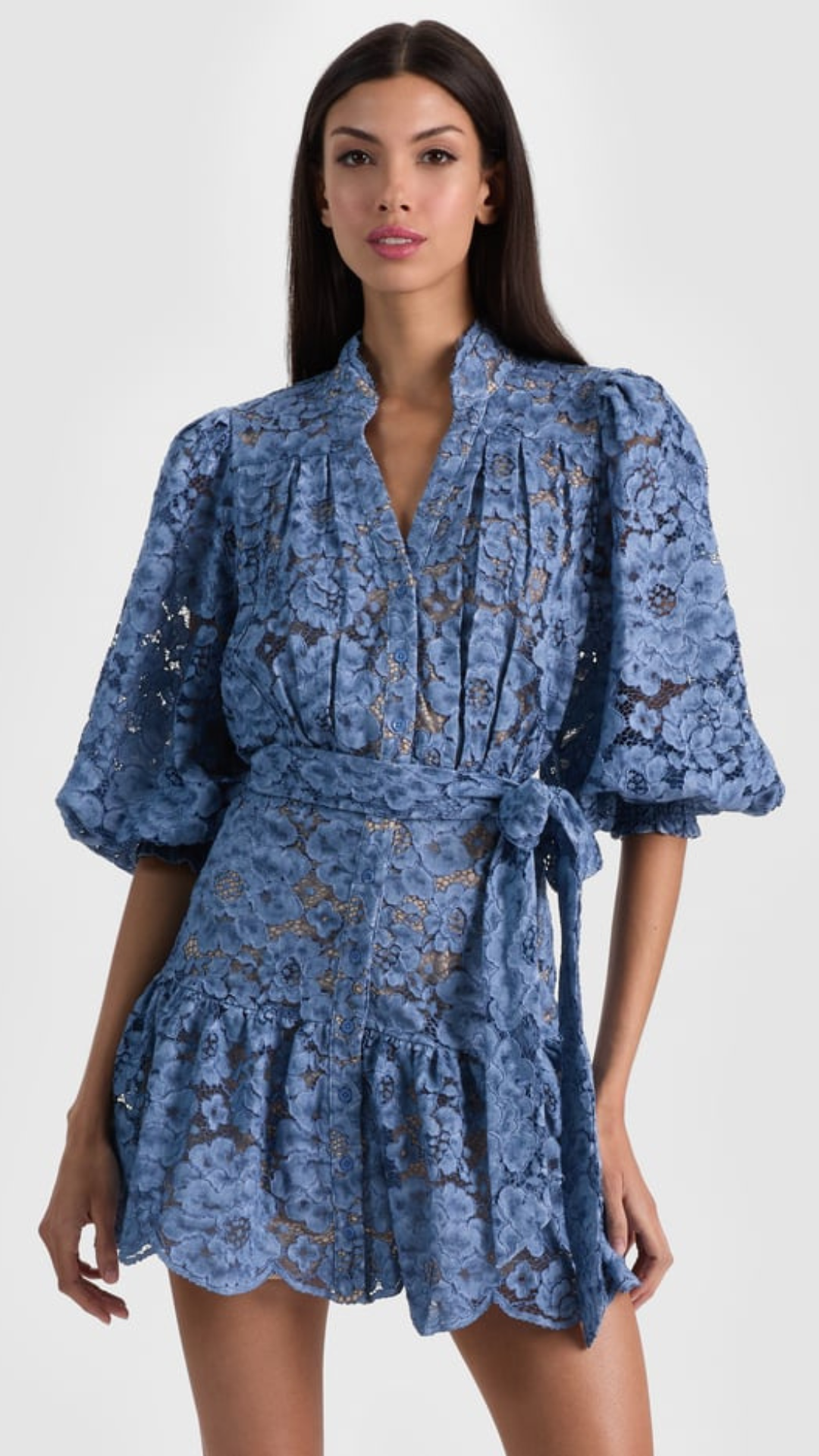 Cora Mini Shirt Dress Indigo