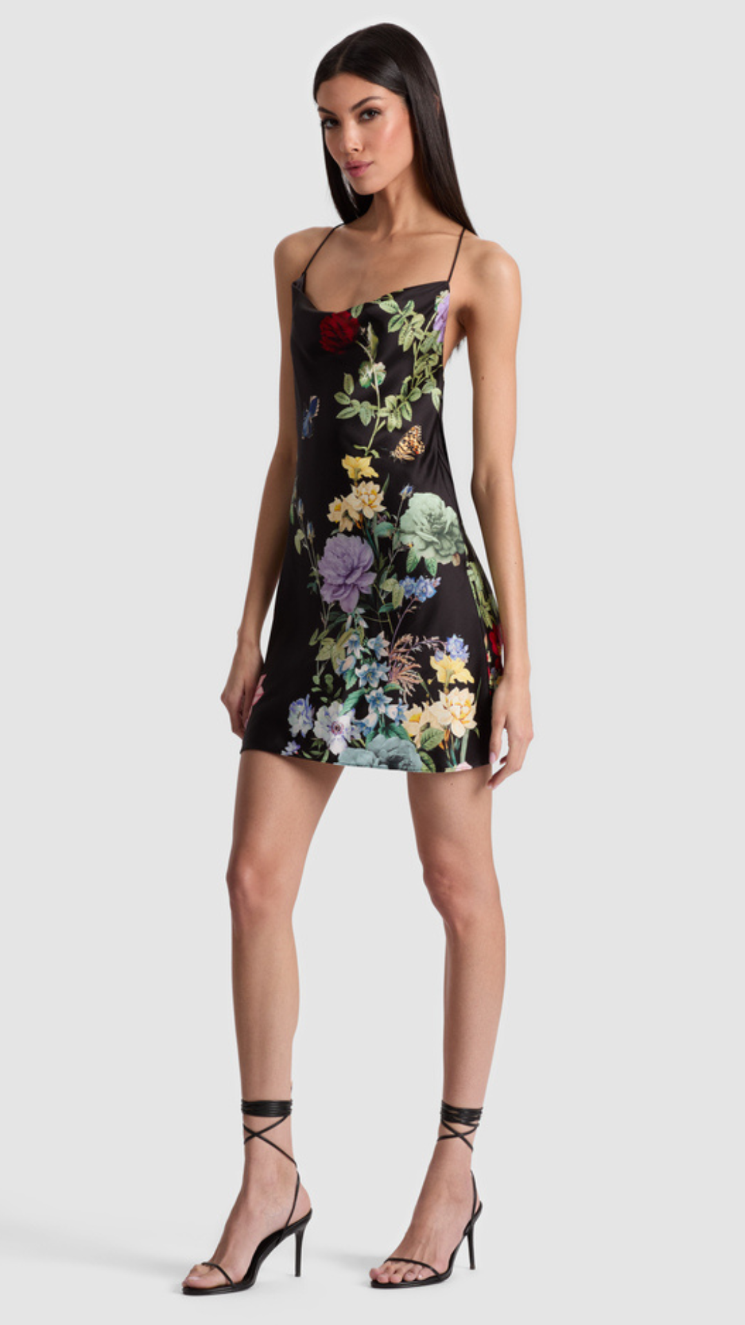 Harmony Cowl Back Slip Dress - Alice and Olivia