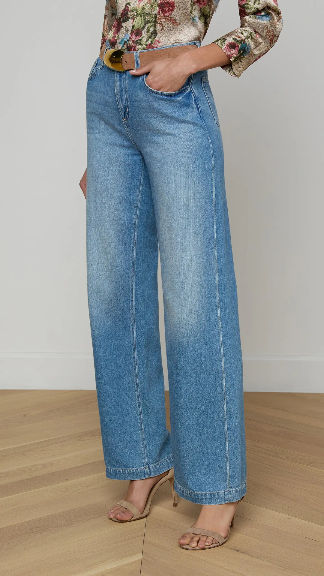 Scottie High Rise Wide Leg Jean Anaheim - L'Agence