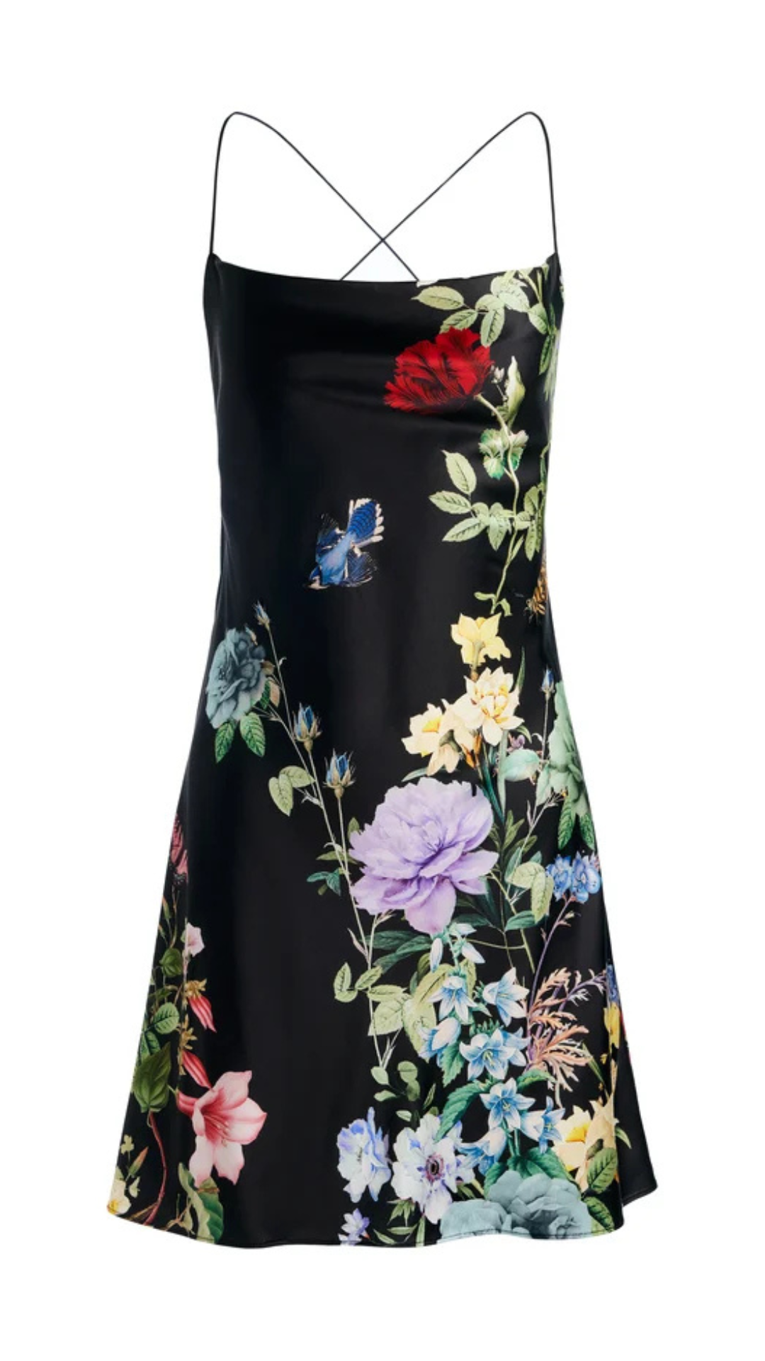 Harmony Cowl Back Slip Dress - Alice and Olivia