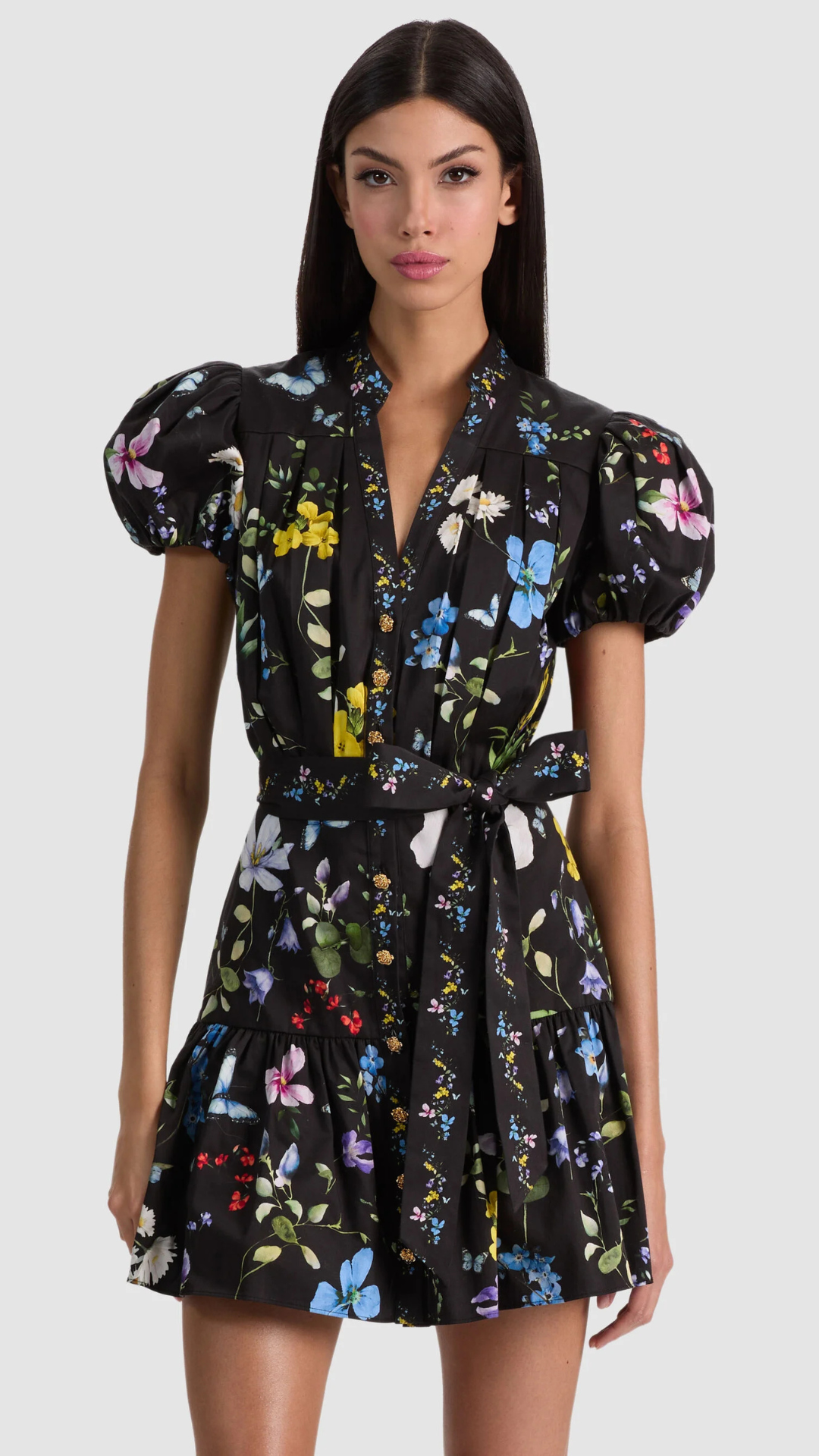 Cora Mini Shirt Dress Vines