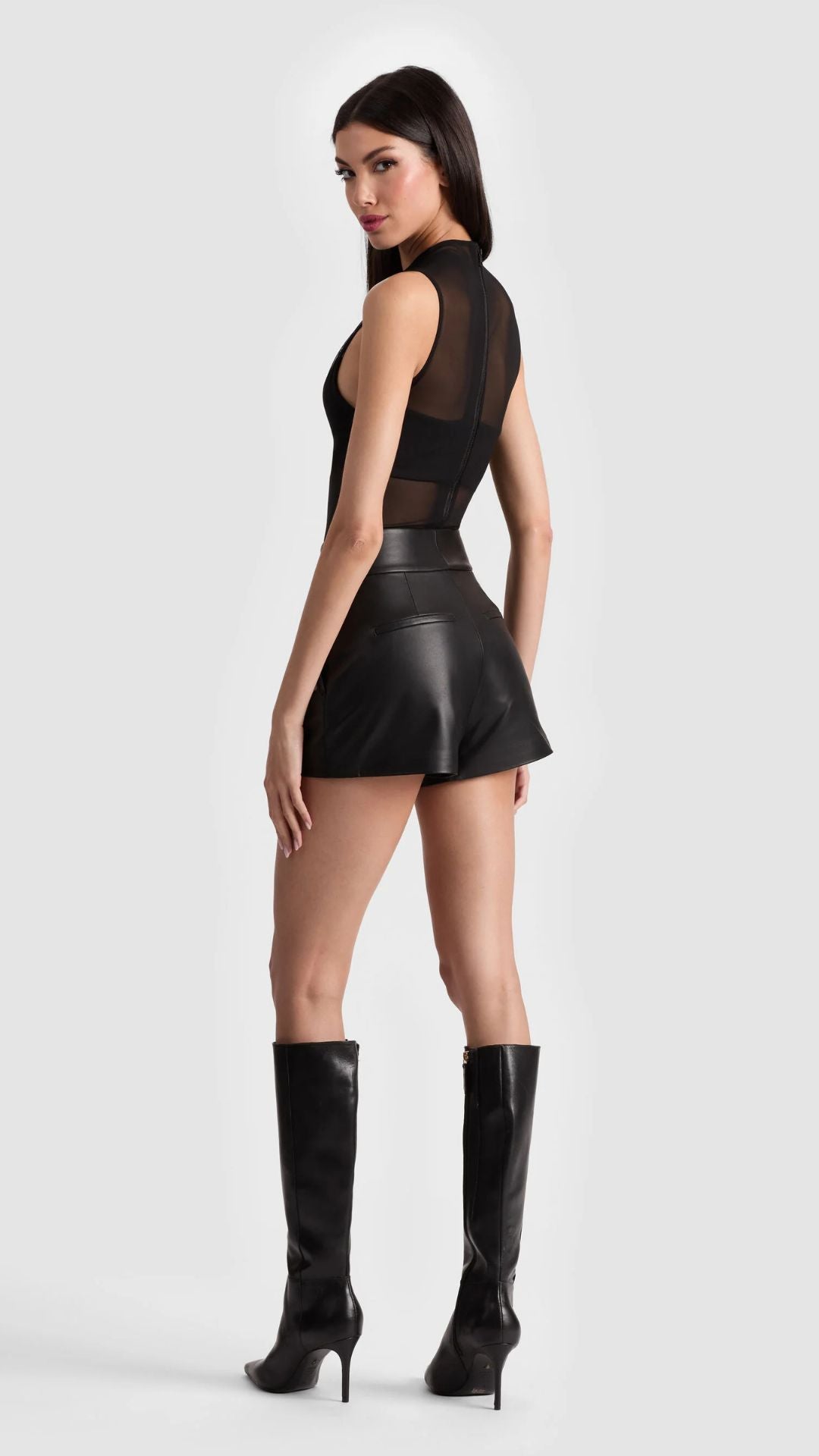 Cady Leather Short