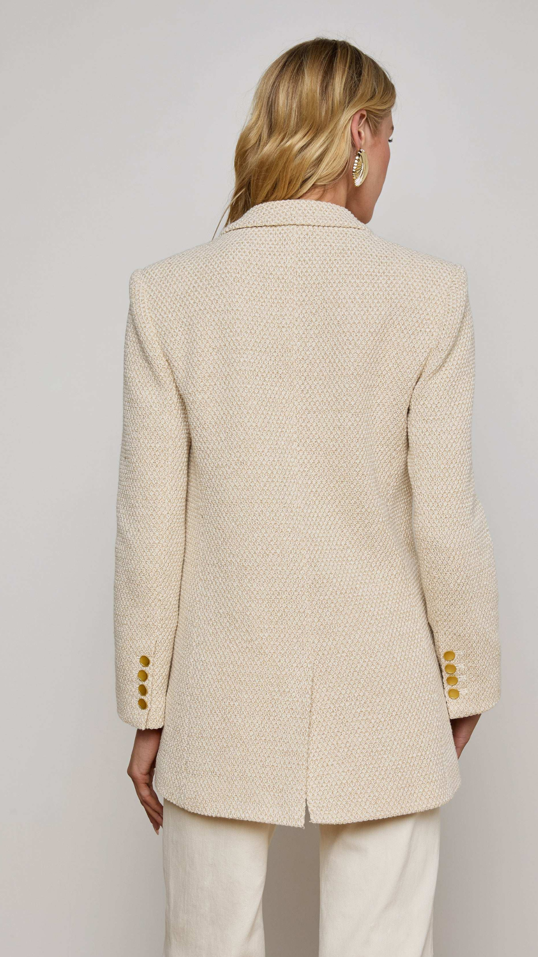 Riva Knit Double Breasted Blazer - L'Agence
