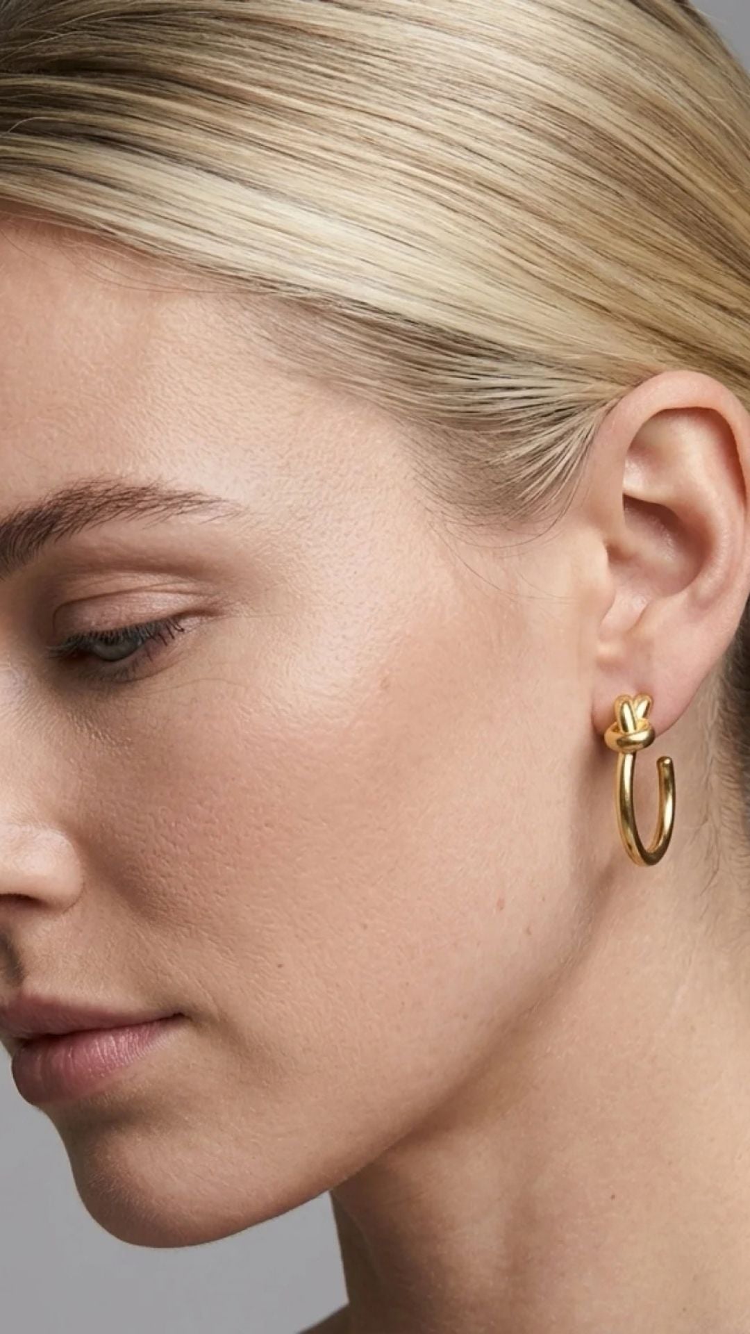 Gold Noa Knot Hoops