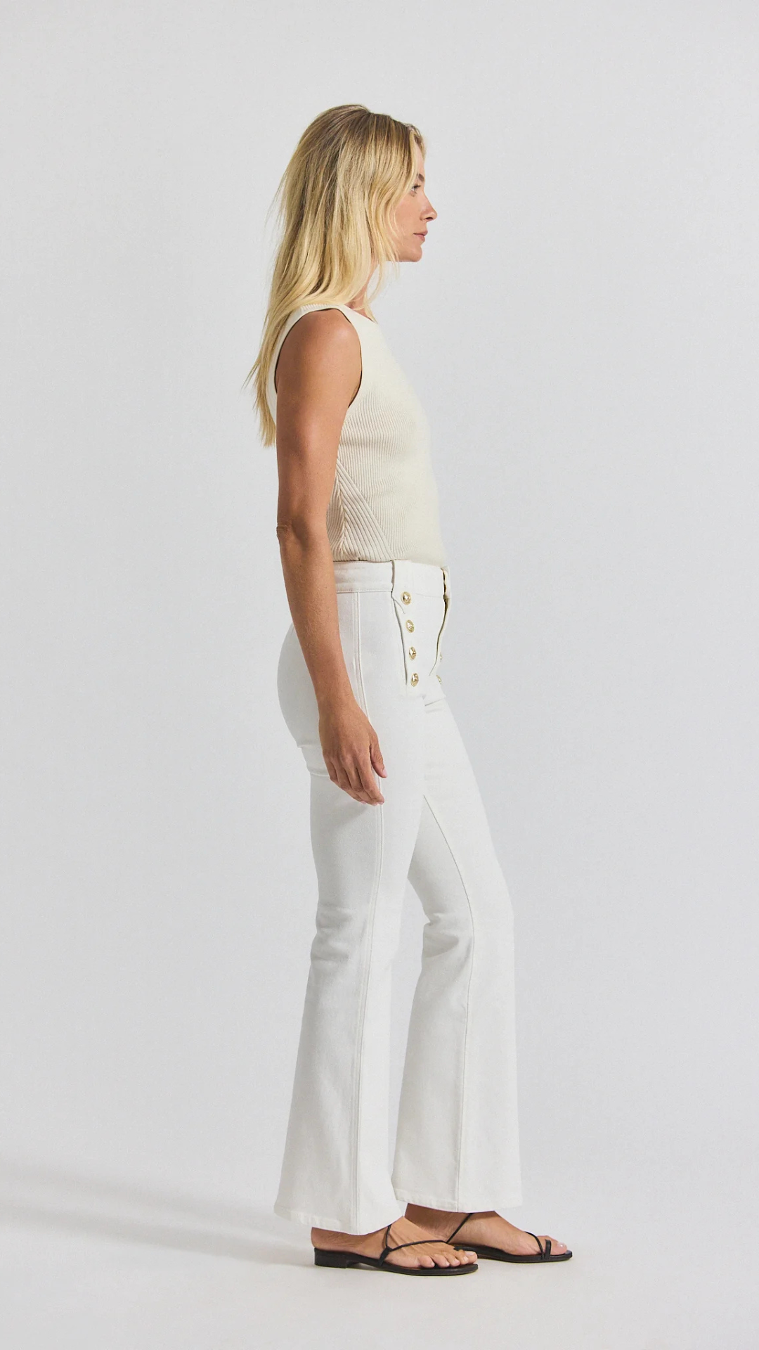 Robertson Stretch Denim Trouser - Derek Lam