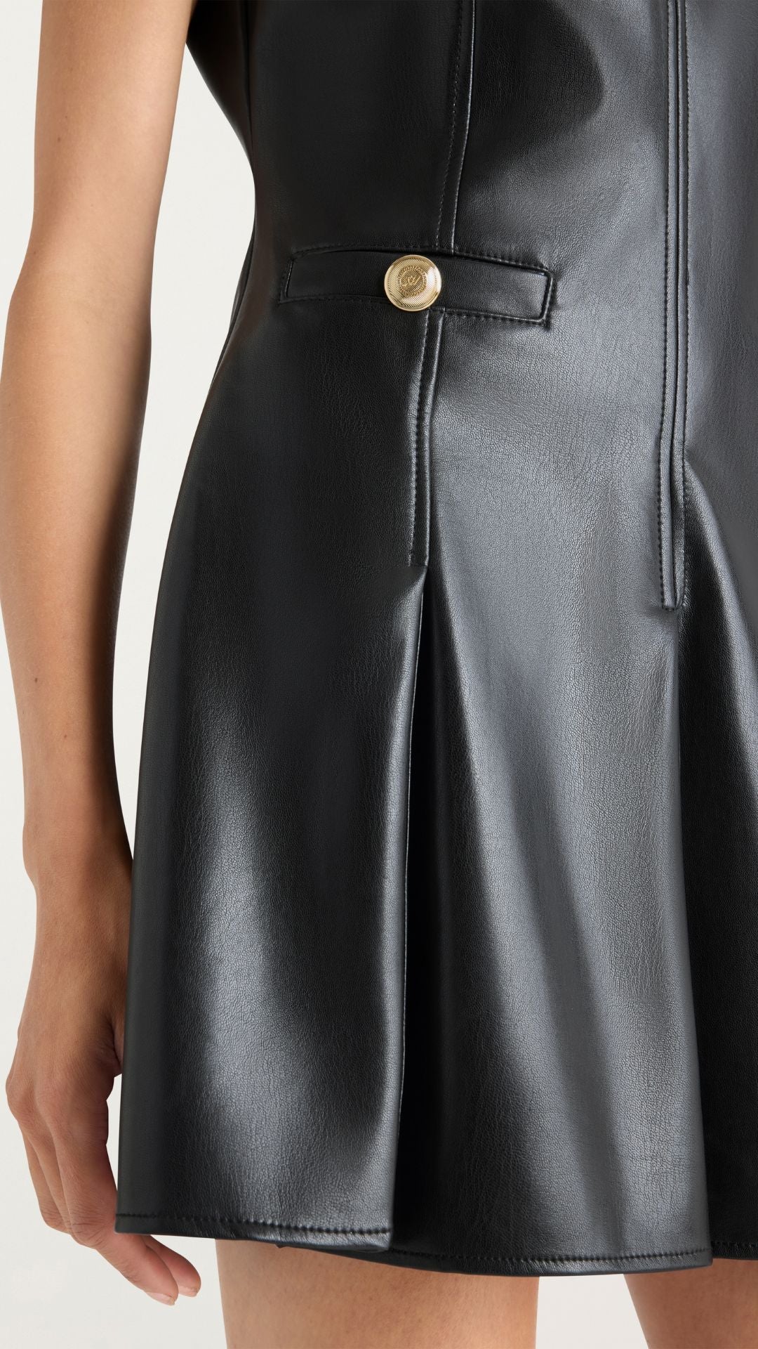 Vegan Leather Nova Dress