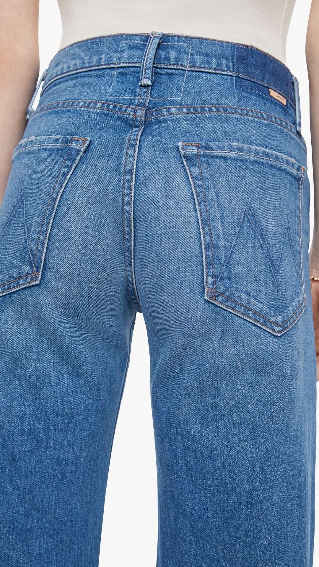 The Mid Rise Lasso Sneak - Mother Denim