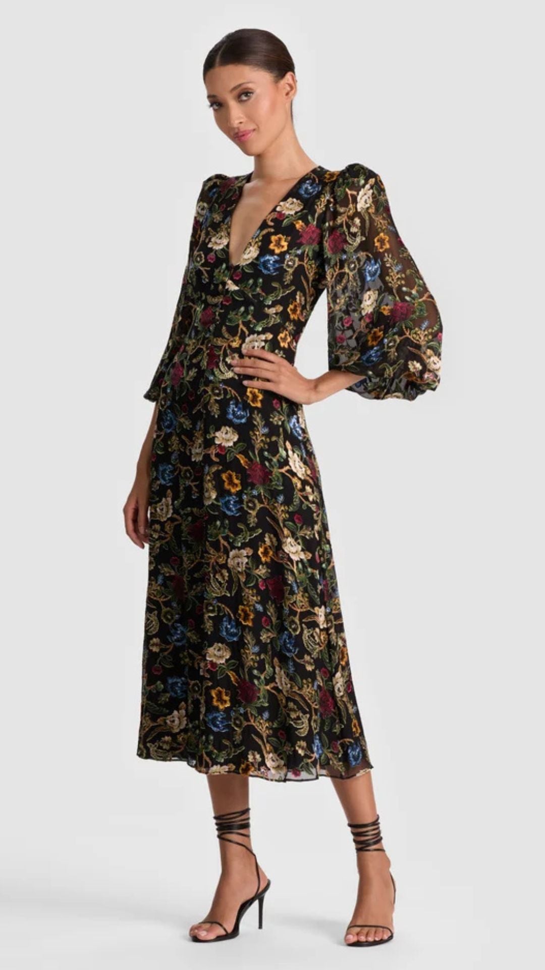 Mona Midi Dress - Alice and Olivia