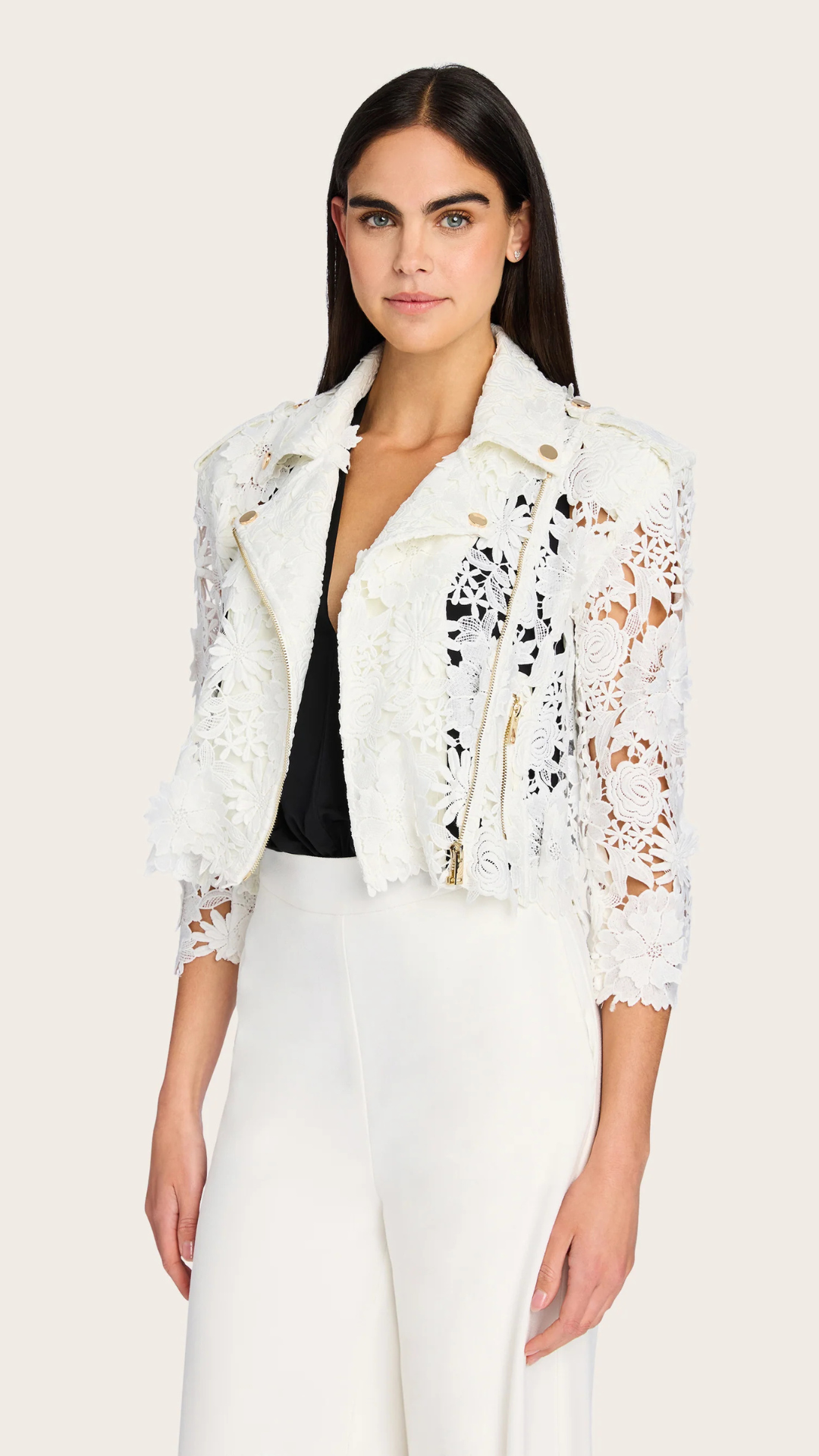 Crawford 3D Lace Moto Jacket - Generation Love