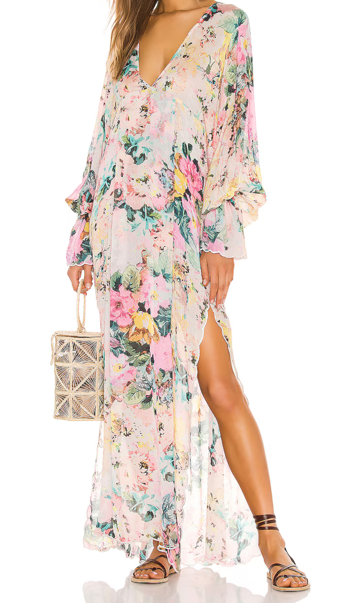 Kaftan Dress - Pastel - Hemant and Nandita