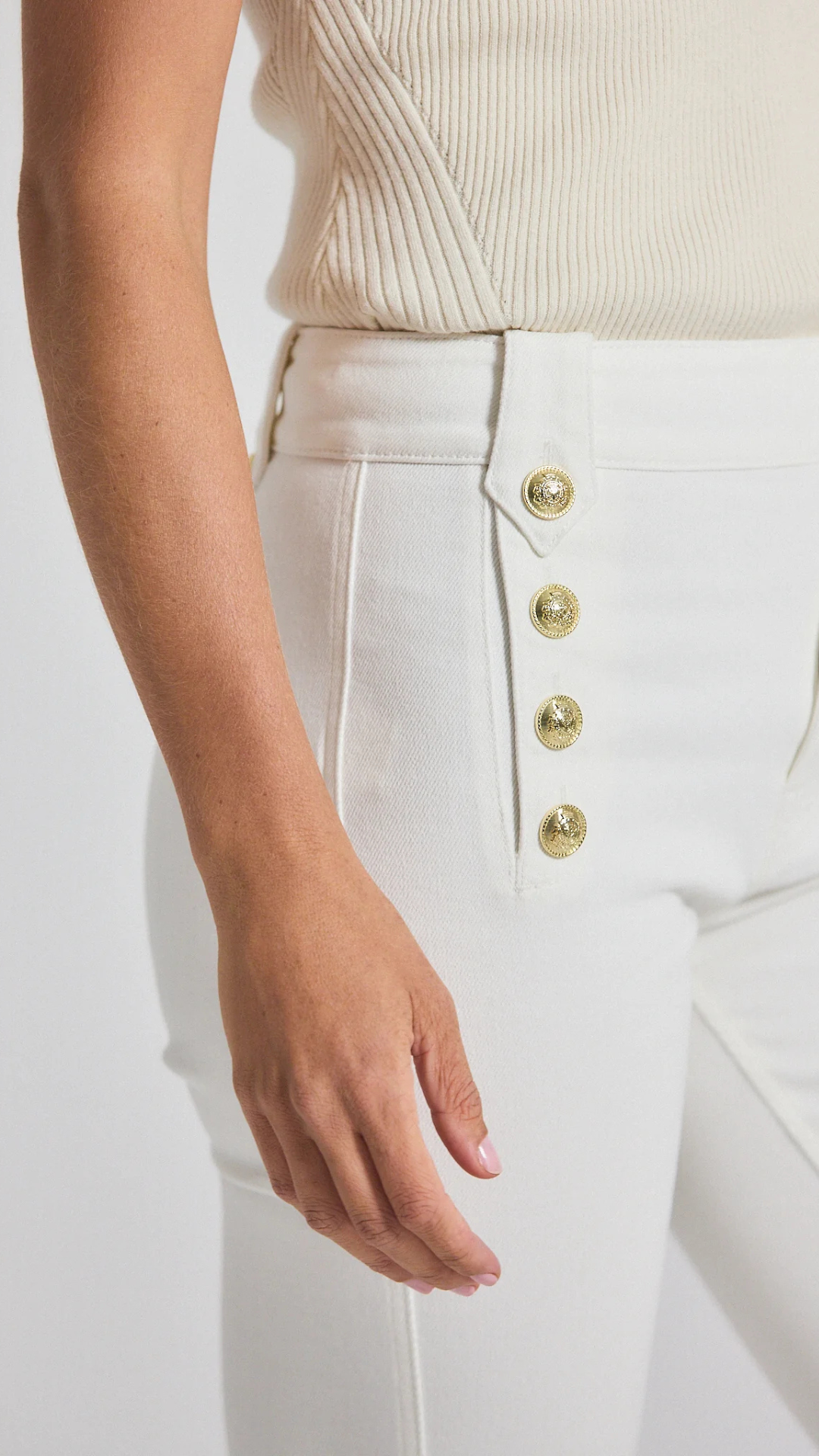 Robertson Stretch Denim Trouser - Derek Lam